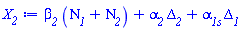 beta__2*(Nu__1+Nu__2)+alpha__2*Delta__2+alpha__1s*Delta__1