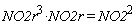 NO2r^3*NO2r = NO2^2