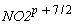 NO2^(7/2+p)