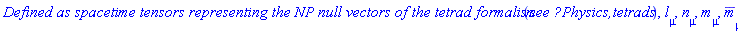 0, "%1 is not a command in the %2 package", Tetrads, Physics