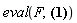 eval(F, {x = -(-u*d+b*v)/(a*d-c*b), y = (a*v-c*u)/(a*d-c*b)})