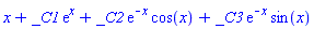 x+_C1*exp(x)+_C2*exp(-x)*cos(x)+_C3*exp(-x)*sin(x)
