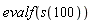 evalf(s(100))