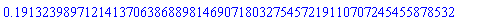 .191323989712141370638688981469071803275457219110707245455878532