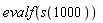 evalf(s(1000))