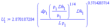 2.870187284*(dp[1]*(rho[1]*Dh[1]/mu[1])^(1/4)*Dh[1]/(L*rho[1]))^.5714285714