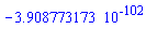-0.3908773173e-101