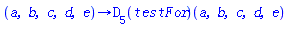 proc (a, b, c, d, e) options operator, arrow; (D[5](testFor))(a, b, c, d, e) end proc