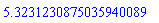 5.3231230875035940089