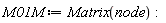 M01M := Matrix(node)