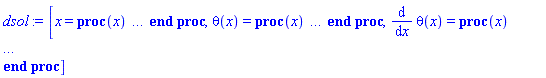 [x = proc (x) local _res, _dat, _solnproc, _xout, _ndsol, _pars, _i; option `Copyright (c) 2000 by Waterloo Maple Inc. All rights reserved.`; if 1 < nargs then error "invalid input: too many arguments" end if; _EnvDSNumericSaveDigits := Digits; Digits := 15; if _EnvInFsolve = true then _xout := evalf[_EnvDSNumericSaveDigits](x) else _xout := evalf(x) end if; _dat := Array(1..4, {(1) = proc (_xin) local _xout, _dtbl, _dat, _vmap, _x0, _y0, _val, _dig, _n, _ne, _nd, _nv, _pars, _ini, _par, _i, _j, _k, _src; option `Copyright (c) 2002 by Waterloo Maple Inc. All rights reserved.`; table( [( "complex" ) = false ] ) _xout := _xin; _pars := []; _dtbl := array( 1 .. 4, [( 1 ) = (array( 1 .. 19, [( 1 ) = (datatype = float[8], order = C_order, storage = rectangular), ( 2 ) = (datatype = float[8], order = C_order, storage = rectangular), ( 3 ) = ([0, 0, 0, Array(1..0, 1..2, {}, datatype = float[8], order = C_order)]), ( 5 ) = (Array(1..25, {(1) = .0, (2) = 0.10e-5, (3) = .0, (4) = 0.500001e-14, (5) = .0, (6) = .18996434800573359, (7) = .0, (8) = 0.10e-5, (9) = .0, (10) = .0, (11) = .0, (12) = .0, (13) = 1.0, (14) = .0, (15) = .5, (16) = .0, (17) = 1.0, (18) = 1.0, (19) = .0, (20) = .0, (21) = 1.0, (22) = 1.0, (23) = .0, (24) = .0, (25) = .0}, datatype = float[8], order = C_order)), ( 4 ) = (Array(1..49, {(1) = 2, (2) = 2, (3) = 0, (4) = 0, (5) = 0, (6) = 0, (7) = 1, (8) = 0, (9) = 0, (10) = 0, (11) = 0, (12) = 0, (13) = 0, (14) = 0, (15) = 0, (16) = 0, (17) = 0, (18) = 1, (19) = 30000, (20) = 0, (21) = 0, (22) = 1, (23) = 4, (24) = 0, (25) = 1, (26) = 15, (27) = 1, (28) = 0, (29) = 1, (30) = 3, (31) = 3, (32) = 0, (33) = 1, (34) = 0, (35) = 0, (36) = 0, (37) = 0, (38) = 0, (39) = 0, (40) = 0, (41) = 0, (42) = 0, (43) = 1, (44) = 0, (45) = 0, (46) = 0, (47) = 0, (48) = 0, (49) = 0}, datatype = integer[4])), ( 7 ) = ([Array(1..4, 1..7, {(1, 1) = .0, (1, 2) = .203125, (1, 3) = .3046875, (1, 4) = .75, (1, 5) = .8125, (1, 6) = .40625, (1, 7) = .8125, (2, 1) = 0.6378173828125e-1, (2, 2) = .0, (2, 3) = .279296875, (2, 4) = .27237892150878906, (2, 5) = -0.9686851501464844e-1, (2, 6) = 0.1956939697265625e-1, (2, 7) = .5381584167480469, (3, 1) = 0.31890869140625e-1, (3, 2) = .0, (3, 3) = -.34375, (3, 4) = -.335235595703125, (3, 5) = .2296142578125, (3, 6) = .41748046875, (3, 7) = 11.480712890625, (4, 1) = 0.9710520505905151e-1, (4, 2) = .0, (4, 3) = .40350341796875, (4, 4) = 0.20297467708587646e-1, (4, 5) = -0.6054282188415527e-2, (4, 6) = -0.4770040512084961e-1, (4, 7) = .77858567237854}, datatype = float[8], order = C_order), Array(1..6, 1..6, {(1, 1) = .0, (1, 2) = .0, (1, 3) = .0, (1, 4) = .0, (1, 5) = .0, (1, 6) = 1.0, (2, 1) = .25, (2, 2) = .0, (2, 3) = .0, (2, 4) = .0, (2, 5) = .0, (2, 6) = 1.0, (3, 1) = .1875, (3, 2) = .5625, (3, 3) = .0, (3, 4) = .0, (3, 5) = .0, (3, 6) = 2.0, (4, 1) = .23583984375, (4, 2) = -.87890625, (4, 3) = .890625, (4, 4) = .0, (4, 5) = .0, (4, 6) = .2681884765625, (5, 1) = .1272735595703125, (5, 2) = -.5009765625, (5, 3) = .44921875, (5, 4) = -0.128936767578125e-1, (5, 5) = .0, (5, 6) = 0.626220703125e-1, (6, 1) = -0.927734375e-1, (6, 2) = .626220703125, (6, 3) = -.4326171875, (6, 4) = .1418304443359375, (6, 5) = -0.861053466796875e-1, (6, 6) = .3131103515625}, datatype = float[8], order = C_order), Array(1..6, {(1) = .0, (2) = .386, (3) = .21, (4) = .63, (5) = 1.0, (6) = 1.0}, datatype = float[8], order = C_order), Array(1..6, {(1) = .25, (2) = -.1043, (3) = .1035, (4) = -0.362e-1, (5) = .0, (6) = .0}, datatype = float[8], order = C_order), Array(1..6, 1..5, {(1, 1) = .0, (1, 2) = .0, (1, 3) = .0, (1, 4) = .0, (1, 5) = .0, (2, 1) = 1.544, (2, 2) = .0, (2, 3) = .0, (2, 4) = .0, (2, 5) = .0, (3, 1) = .9466785280815533, (3, 2) = .25570116989825814, (3, 3) = .0, (3, 4) = .0, (3, 5) = .0, (4, 1) = 3.3148251870684886, (4, 2) = 2.896124015972123, (4, 3) = .9986419139977808, (4, 4) = .0, (4, 5) = .0, (5, 1) = 1.2212245092262748, (5, 2) = 6.019134481287752, (5, 3) = 12.537083329320874, (5, 4) = -.687886036105895, (5, 5) = .0, (6, 1) = 1.2212245092262748, (6, 2) = 6.019134481287752, (6, 3) = 12.537083329320874, (6, 4) = -.687886036105895, (6, 5) = 1.0}, datatype = float[8], order = C_order), Array(1..6, 1..5, {(1, 1) = .0, (1, 2) = .0, (1, 3) = .0, (1, 4) = .0, (1, 5) = .0, (2, 1) = -5.6688, (2, 2) = .0, (2, 3) = .0, (2, 4) = .0, (2, 5) = .0, (3, 1) = -2.4300933568337584, (3, 2) = -.20635991570891224, (3, 3) = .0, (3, 4) = .0, (3, 5) = .0, (4, 1) = -.10735290581452621, (4, 2) = -9.594562251021896, (4, 3) = -20.470286148096154, (4, 4) = .0, (4, 5) = .0, (5, 1) = 7.496443313968615, (5, 2) = -10.246804314641219, (5, 3) = -33.99990352819906, (5, 4) = 11.708908932061595, (5, 5) = .0, (6, 1) = 8.083246795922411, (6, 2) = -7.981132988062785, (6, 3) = -31.52159432874373, (6, 4) = 16.319305431231363, (6, 5) = -6.0588182388340535}, datatype = float[8], order = C_order), Array(1..3, 1..5, {(1, 1) = .0, (1, 2) = .0, (1, 3) = .0, (1, 4) = .0, (1, 5) = .0, (2, 1) = 10.126235083446911, (2, 2) = -7.487995877607633, (2, 3) = -34.800918615557414, (2, 4) = -7.9927717075687275, (2, 5) = 1.0251377232956207, (3, 1) = -.6762803392806898, (3, 2) = 6.087714651678606, (3, 3) = 16.43084320892463, (3, 4) = 24.767225114183653, (3, 5) = -6.5943891257167815}, datatype = float[8], order = C_order)]), ( 6 ) = (Array(1..2, {(1) = 1.06465084371654, (2) = .0}, datatype = float[8], order = C_order)), ( 10 ) = ([proc (N, X, Y, YP) option `[Y[1] = theta(x), Y[2] = diff(theta(x),x)]`; YP[2] := (2*cos(Y[1])-1)*sin(Y[1]); YP[1] := Y[2]; 0 end proc, -1, 0, 0, 0, 0]), ( 11 ) = (Array(1..6, 0..2, {(1, 1) = .0, (1, 2) = .0, (2, 0) = .0, (2, 1) = .0, (2, 2) = .0, (3, 0) = .0, (3, 1) = .0, (3, 2) = .0, (4, 0) = .0, (4, 1) = .0, (4, 2) = .0, (5, 0) = .0, (5, 1) = .0, (5, 2) = .0, (6, 0) = .0, (6, 1) = .0, (6, 2) = .0}, datatype = float[8], order = C_order)), ( 8 ) = ([Array(1..2, {(1) = .0, (2) = .0}, datatype = float[8], order = C_order), Array(1..2, {(1) = .0, (2) = .0}, datatype = float[8], order = C_order), Array(1..2, {(1) = .0, (2) = -0.2657161098296821e-1}, datatype = float[8], order = C_order)]), ( 9 ) = ([Array(1..2, {(1) = .1, (2) = .1}, datatype = float[8], order = C_order), Array(1..2, {(1) = .0, (2) = .0}, datatype = float[8], order = C_order), Array(1..2, {(1) = .0, (2) = .0}, datatype = float[8], order = C_order), Array(1..2, {(1) = .0, (2) = .0}, datatype = float[8], order = C_order), Array(1..2, {(1) = .0, (2) = .0}, datatype = float[8], order = C_order), Array(1..2, 1..2, {(1, 1) = .0, (1, 2) = .0, (2, 1) = .0, (2, 2) = .0}, datatype = float[8], order = C_order), Array(1..2, 1..2, {(1, 1) = .0, (1, 2) = .0, (2, 1) = .0, (2, 2) = .0}, datatype = float[8], order = C_order), Array(1..2, 1..6, {(1, 1) = .0, (1, 2) = .0, (1, 3) = .0, (1, 4) = .0, (1, 5) = .0, (1, 6) = .0, (2, 1) = .0, (2, 2) = .0, (2, 3) = .0, (2, 4) = .0, (2, 5) = .0, (2, 6) = .0}, datatype = float[8], order = C_order), Array(1..2, {(1) = 0, (2) = 0}, datatype = integer[4]), Array(1..2, {(1) = 1.06465084371654, (2) = .0}, datatype = float[8], order = C_order), Array(1..2, {(1) = .0, (2) = .0}, datatype = float[8], order = C_order), Array(1..2, {(1) = .0, (2) = .0}, datatype = float[8], order = C_order), Array(1..2, {(1) = .0, (2) = .0}, datatype = float[8], order = C_order)]), ( 15 ) = ("rkf45"), ( 14 ) = ([0, 0]), ( 13 ) = (), ( 12 ) = (), ( 16 ) = ([0, 0, 0, []]), ( 17 ) = ([proc (N, X, Y, YP) option `[Y[1] = theta(x), Y[2] = diff(theta(x),x)]`; YP[2] := (2*cos(Y[1])-1)*sin(Y[1]); YP[1] := Y[2]; 0 end proc, -1, 0, 0, 0, 0]), ( 18 ) = ([]), ( 19 ) = (0)  ] ))  ] ); _y0 := Array(0..2, {(1) = 0., (2) = 1.06465084371654}); _vmap := array( 1 .. 2, [( 1 ) = (1), ( 2 ) = (2)  ] ); _x0 := _dtbl[1][5][5]; _n := _dtbl[1][4][1]; _ne := _dtbl[1][4][3]; _nd := _dtbl[1][4][4]; _nv := _dtbl[1][4][16]; if not type(_xout, 'numeric') then if member(_xout, ["start", "left", "right"]) then if _Env_smart_dsolve_numeric = true or _dtbl[1][4][10] = 1 then if _xout = "left" then if type(_dtbl[2], 'table') then return _dtbl[2][5][1] end if elif _xout = "right" then if type(_dtbl[3], 'table') then return _dtbl[3][5][1] end if end if end if; return _dtbl[1][5][5] elif _xout = "method" then return _dtbl[1][15] elif _xout = "storage" then return evalb(_dtbl[1][4][10] = 1) elif _xout = "leftdata" then if not type(_dtbl[2], 'array') then return NULL else return eval(_dtbl[2]) end if elif _xout = "rightdata" then if not type(_dtbl[3], 'array') then return NULL else return eval(_dtbl[3]) end if elif _xout = "enginedata" then return eval(_dtbl[1]) elif _xout = "enginereset" then _dtbl[2] := evaln(_dtbl[2]); _dtbl[3] := evaln(_dtbl[3]); return NULL elif _xout = "initial" then return procname(_y0[0]) elif _xout = "laxtol" then return _dtbl[`if`(member(_dtbl[4], {2, 3}), _dtbl[4], 1)][5][18] elif _xout = "numfun" then return `if`(member(_dtbl[4], {2, 3}), _dtbl[_dtbl[4]][4][18], 0) elif _xout = "parameters" then return [seq(_y0[_n+_i], _i = 1 .. nops(_pars))] elif _xout = "initial_and_parameters" then return procname(_y0[0]), [seq(_y0[_n+_i], _i = 1 .. nops(_pars))] elif _xout = "last" then if _dtbl[4] <> 2 and _dtbl[4] <> 3 or _x0-_dtbl[_dtbl[4]][5][1] = 0. then error "no information is available on last computed point" else _xout := _dtbl[_dtbl[4]][5][1] end if elif _xout = "function" then if _dtbl[1][4][33]-2. = 0 then return eval(_dtbl[1][10], 1) else return eval(_dtbl[1][10][1], 1) end if elif _xout = "map" then return copy(_vmap) elif type(_xin, `=`) and type(rhs(_xin), 'list') and member(lhs(_xin), {"initial", "parameters", "initial_and_parameters"}) then _ini, _par := [], []; if lhs(_xin) = "initial" then _ini := rhs(_xin) elif lhs(_xin) = "parameters" then _par := rhs(_xin) elif select(type, rhs(_xin), `=`) <> [] then _par, _ini := selectremove(type, rhs(_xin), `=`) elif nops(rhs(_xin)) < nops(_pars)+1 then error "insufficient data for specification of initial and parameters" else _par := rhs(_xin)[-nops(_pars) .. -1]; _ini := rhs(_xin)[1 .. -nops(_pars)-1] end if; _xout := lhs(_xout); if _par <> [] then `dsolve/numeric/process_parameters`(_n, _pars, _par, _y0) end if; if _ini <> [] then `dsolve/numeric/process_initial`(_n-_ne, _ini, _y0, _pars, _vmap) end if; `dsolve/numeric/SC/reinitialize`(_dtbl, _y0, _n, procname, _pars); if _Env_smart_dsolve_numeric = true and type(_y0[0], 'numeric') and _dtbl[1][4][10] <> 1 then procname("right") := _y0[0]; procname("left") := _y0[0] end if; if _xout = "initial" then return [_y0[0], seq(_y0[_vmap[_i]], _i = 1 .. _n-_ne)] elif _xout = "parameters" then return [seq(_y0[_n+_i], _i = 1 .. nops(_pars))] else return [_y0[0], seq(_y0[_vmap[_i]], _i = 1 .. _n-_ne)], [seq(_y0[_n+_i], _i = 1 .. nops(_pars))] end if elif _xin = "eventstop" then if _nv = 0 then error "this solution has no events" end if; _i := _dtbl[4]; if _i <> 2 and _i <> 3 then return 0 end if; if _dtbl[_i][4][10] = 1 and assigned(_dtbl[5-_i]) and _dtbl[_i][4][9] < 10 and 10 <= _dtbl[5-_i][4][9] then _i := 5-_i; _dtbl[4] := _i; _j := round(_dtbl[_i][4][17]); return round(_dtbl[_i][3][1][_j, 1]) elif 10 <= _dtbl[_i][4][9] then _j := round(_dtbl[_i][4][17]); return round(_dtbl[_i][3][1][_j, 1]) else return 0 end if elif _xin = "eventstatus" then if _nv = 0 then error "this solution has no events" end if; _i := [selectremove(proc (a) options operator, arrow; _dtbl[1][3][1][a, 7] = 1 end proc, {seq(_j, _j = 1 .. round(_dtbl[1][3][1][_nv+1, 1]))})]; return ':-enabled' = _i[1], ':-disabled' = _i[2] elif _xin = "eventclear" then if _nv = 0 then error "this solution has no events" end if; _i := _dtbl[4]; if _i <> 2 and _i <> 3 then error "no events to clear" end if; if _dtbl[_i][4][10] = 1 and assigned(_dtbl[5-_i]) and _dtbl[_i][4][9] < 10 and 10 < _dtbl[5-_i][4][9] then _dtbl[4] := 5-_i; _i := 5-_i end if; if _dtbl[_i][4][9] < 10 then error "no events to clear" elif _nv < _dtbl[_i][4][9]-10 then error "event error condition cannot be cleared" else _j := _dtbl[_i][4][9]-10; if irem(round(_dtbl[_i][3][1][_j, 4]), 2) = 1 then error "retriggerable events cannot be cleared" end if; _j := round(_dtbl[_i][3][1][_j, 1]); for _k to _nv do if _dtbl[_i][3][1][_k, 1] = _j then if _dtbl[_i][3][1][_k, 2] = 3 then error "range events cannot be cleared" end if; _dtbl[_i][3][1][_k, 8] := _dtbl[_i][3][1][_nv+1, 8] end if end do; _dtbl[_i][4][17] := 0; _dtbl[_i][4][9] := 0; if _dtbl[1][4][10] = 1 then if _i = 2 then try procname(procname("left")) catch:  end try else try procname(procname("right")) catch:  end try end if end if end if; return  elif type(_xin, `=`) and member(lhs(_xin), {"eventenable", "eventdisable"}) then if _nv = 0 then error "this solution has no events" end if; if type(rhs(_xin), {('set')('posint'), ('list')('posint')}) then _i := {op(rhs(_xin))} elif type(rhs(_xin), 'posint') then _i := {rhs(_xin)} else error "event identifiers must be integers in the range 1..%1", round(_dtbl[1][3][1][_nv+1, 1]) end if; if select(proc (a) options operator, arrow; _nv < a end proc, _i) <> {} then error "event identifiers must be integers in the range 1..%1", round(_dtbl[1][3][1][_nv+1, 1]) end if; _k := {}; for _j to _nv do if member(round(_dtbl[1][3][1][_j, 1]), _i) then _k := `union`(_k, {_j}) end if end do; _i := _k; if lhs(_xin) = "eventdisable" then _dtbl[4] := 0; _j := [evalb(assigned(_dtbl[2]) and member(_dtbl[2][4][17], _i)), evalb(assigned(_dtbl[3]) and member(_dtbl[3][4][17], _i))]; for _k in _i do _dtbl[1][3][1][_k, 7] := 0; if assigned(_dtbl[2]) then _dtbl[2][3][1][_k, 7] := 0 end if; if assigned(_dtbl[3]) then _dtbl[3][3][1][_k, 7] := 0 end if end do; if _j[1] then for _k to _nv+1 do if _k <= _nv and not type(_dtbl[2][3][4][_k, 1], 'undefined') then userinfo(3, {'events', 'eventreset'}, `reinit #2, event code `, _k, ` to defined init `, _dtbl[2][3][4][_k, 1]); _dtbl[2][3][1][_k, 8] := _dtbl[2][3][4][_k, 1] elif _dtbl[2][3][1][_k, 2] = 0 and irem(iquo(round(_dtbl[2][3][1][_k, 4]), 32), 2) = 1 then userinfo(3, {'events', 'eventreset'}, `reinit #2, event code `, _k, ` to rate hysteresis init `, _dtbl[2][5][24]); _dtbl[2][3][1][_k, 8] := _dtbl[2][5][24] elif _dtbl[2][3][1][_k, 2] = 0 and irem(iquo(round(_dtbl[2][3][1][_k, 4]), 2), 2) = 0 then userinfo(3, {'events', 'eventreset'}, `reinit #2, event code `, _k, ` to initial init `, _x0); _dtbl[2][3][1][_k, 8] := _x0 else userinfo(3, {'events', 'eventreset'}, `reinit #2, event code `, _k, ` to fireinitial init `, _x0-1); _dtbl[2][3][1][_k, 8] := _x0-1 end if end do; _dtbl[2][4][17] := 0; _dtbl[2][4][9] := 0; if _dtbl[1][4][10] = 1 then procname(procname("left")) end if end if; if _j[2] then for _k to _nv+1 do if _k <= _nv and not type(_dtbl[3][3][4][_k, 2], 'undefined') then userinfo(3, {'events', 'eventreset'}, `reinit #3, event code `, _k, ` to defined init `, _dtbl[3][3][4][_k, 2]); _dtbl[3][3][1][_k, 8] := _dtbl[3][3][4][_k, 2] elif _dtbl[3][3][1][_k, 2] = 0 and irem(iquo(round(_dtbl[3][3][1][_k, 4]), 32), 2) = 1 then userinfo(3, {'events', 'eventreset'}, `reinit #3, event code `, _k, ` to rate hysteresis init `, _dtbl[3][5][24]); _dtbl[3][3][1][_k, 8] := _dtbl[3][5][24] elif _dtbl[3][3][1][_k, 2] = 0 and irem(iquo(round(_dtbl[3][3][1][_k, 4]), 2), 2) = 0 then userinfo(3, {'events', 'eventreset'}, `reinit #3, event code `, _k, ` to initial init `, _x0); _dtbl[3][3][1][_k, 8] := _x0 else userinfo(3, {'events', 'eventreset'}, `reinit #3, event code `, _k, ` to fireinitial init `, _x0+1); _dtbl[3][3][1][_k, 8] := _x0+1 end if end do; _dtbl[3][4][17] := 0; _dtbl[3][4][9] := 0; if _dtbl[1][4][10] = 1 then procname(procname("right")) end if end if else for _k in _i do _dtbl[1][3][1][_k, 7] := 1 end do; _dtbl[2] := evaln(_dtbl[2]); _dtbl[3] := evaln(_dtbl[3]); _dtbl[4] := 0; if _dtbl[1][4][10] = 1 then if _x0 <= procname("right") then try procname(procname("right")) catch:  end try end if; if procname("left") <= _x0 then try procname(procname("left")) catch:  end try end if end if end if; return  elif type(_xin, `=`) and lhs(_xin) = "eventfired" then if not type(rhs(_xin), 'list') then error "'eventfired' must be specified as a list" end if; if _nv = 0 then error "this solution has no events" end if; if _dtbl[4] <> 2 and _dtbl[4] <> 3 then error "'direction' must be set prior to calling/setting 'eventfired'" end if; _i := _dtbl[4]; _val := NULL; if not assigned(_EnvEventRetriggerWarned) then _EnvEventRetriggerWarned := false end if; for _k in rhs(_xin) do if type(_k, 'integer') then _src := _k elif type(_k, 'integer' = 'anything') and type(evalf(rhs(_k)), 'numeric') then _k := lhs(_k) = evalf[max(Digits, 18)](rhs(_k)); _src := lhs(_k) else error "'eventfired' entry is not valid: %1", _k end if; if _src < 1 or round(_dtbl[1][3][1][_nv+1, 1]) < _src then error "event identifiers must be integers in the range 1..%1", round(_dtbl[1][3][1][_nv+1, 1]) end if; _src := {seq(`if`(_dtbl[1][3][1][_j, 1]-_src = 0., _j, NULL), _j = 1 .. _nv)}; if nops(_src) <> 1 then error "'eventfired' can only be set/queried for root-finding events and time/interval events" end if; _src := _src[1]; if _dtbl[1][3][1][_src, 2] <> 0. and _dtbl[1][3][1][_src, 2]-2. <> 0. then error "'eventfired' can only be set/queried for root-finding events and time/interval events" elif irem(round(_dtbl[1][3][1][_src, 4]), 2) = 1 then if _EnvEventRetriggerWarned = false then WARNING(`'eventfired' has no effect on events that retrigger`) end if; _EnvEventRetriggerWarned := true end if; if _dtbl[_i][3][1][_src, 2] = 0 and irem(iquo(round(_dtbl[_i][3][1][_src, 4]), 32), 2) = 1 then _val := _val, undefined elif type(_dtbl[_i][3][4][_src, _i-1], 'undefined') or _i = 2 and _dtbl[2][3][1][_src, 8] < _dtbl[2][3][4][_src, 1] or _i = 3 and _dtbl[3][3][4][_src, 2] < _dtbl[3][3][1][_src, 8] then _val := _val, _dtbl[_i][3][1][_src, 8] else _val := _val, _dtbl[_i][3][4][_src, _i-1] end if; if type(_k, `=`) then if _dtbl[_i][3][1][_src, 2] = 0 and irem(iquo(round(_dtbl[_i][3][1][_src, 4]), 32), 2) = 1 then error "cannot set event code for a rate hysteresis event" end if; userinfo(3, {'events', 'eventreset'}, `manual set event code `, _src, ` to value `, rhs(_k)); _dtbl[_i][3][1][_src, 8] := rhs(_k); _dtbl[_i][3][4][_src, _i-1] := rhs(_k) end if end do; return [_val] elif type(_xin, `=`) and lhs(_xin) = "direction" then if not member(rhs(_xin), {-1, 1, ':-left', ':-right'}) then error "'direction' must be specified as either '1' or 'right' (positive) or '-1' or 'left' (negative)" end if; _src := `if`(_dtbl[4] = 2, -1, `if`(_dtbl[4] = 3, 1, undefined)); _i := `if`(member(rhs(_xin), {1, ':-right'}), 3, 2); _dtbl[4] := _i; _dtbl[_i] := `dsolve/numeric/SC/IVPdcopy`(_dtbl[1], `if`(assigned(_dtbl[_i]), _dtbl[_i], NULL)); if 0 < _nv then for _j to _nv+1 do if _j <= _nv and not type(_dtbl[_i][3][4][_j, _i-1], 'undefined') then userinfo(3, {'events', 'eventreset'}, `reinit #4, event code `, _j, ` to defined init `, _dtbl[_i][3][4][_j, _i-1]); _dtbl[_i][3][1][_j, 8] := _dtbl[_i][3][4][_j, _i-1] elif _dtbl[_i][3][1][_j, 2] = 0 and irem(iquo(round(_dtbl[_i][3][1][_j, 4]), 32), 2) = 1 then userinfo(3, {'events', 'eventreset'}, `reinit #4, event code `, _j, ` to rate hysteresis init `, _dtbl[_i][5][24]); _dtbl[_i][3][1][_j, 8] := _dtbl[_i][5][24] elif _dtbl[_i][3][1][_j, 2] = 0 and irem(iquo(round(_dtbl[_i][3][1][_j, 4]), 2), 2) = 0 then userinfo(3, {'events', 'eventreset'}, `reinit #4, event code `, _j, ` to initial init `, _x0); _dtbl[_i][3][1][_j, 8] := _x0 else userinfo(3, {'events', 'eventreset'}, `reinit #4, event code `, _j, ` to fireinitial init `, _x0-2*_i+5.0); _dtbl[_i][3][1][_j, 8] := _x0-2*_i+5.0 end if end do end if; return _src elif _xin = "eventcount" then if _dtbl[1][3][1] = 0 or _dtbl[4] <> 2 and _dtbl[4] <> 3 then return 0 else return round(_dtbl[_dtbl[4]][3][1][_nv+1, 12]) end if else return "procname" end if end if; if _xout = _x0 then return [_x0, seq(evalf(_dtbl[1][6][_vmap[_i]]), _i = 1 .. _n-_ne)] end if; _i := `if`(_x0 <= _xout, 3, 2); if _xin = "last" and 0 < _dtbl[_i][4][9] and _dtbl[_i][4][9] < 10 then _dat := eval(_dtbl[_i], 2); _j := _dat[4][20]; return [_dat[11][_j, 0], seq(_dat[11][_j, _vmap[_i]], _i = 1 .. _n-_ne-_nd), seq(_dat[8][1][_vmap[_i]], _i = _n-_ne-_nd+1 .. _n-_ne)] end if; if not type(_dtbl[_i], 'array') then _dtbl[_i] := `dsolve/numeric/SC/IVPdcopy`(_dtbl[1], `if`(assigned(_dtbl[_i]), _dtbl[_i], NULL)); if 0 < _nv then for _j to _nv+1 do if _j <= _nv and not type(_dtbl[_i][3][4][_j, _i-1], 'undefined') then userinfo(3, {'events', 'eventreset'}, `reinit #5, event code `, _j, ` to defined init `, _dtbl[_i][3][4][_j, _i-1]); _dtbl[_i][3][1][_j, 8] := _dtbl[_i][3][4][_j, _i-1] elif _dtbl[_i][3][1][_j, 2] = 0 and irem(iquo(round(_dtbl[_i][3][1][_j, 4]), 32), 2) = 1 then userinfo(3, {'events', 'eventreset'}, `reinit #5, event code `, _j, ` to rate hysteresis init `, _dtbl[_i][5][24]); _dtbl[_i][3][1][_j, 8] := _dtbl[_i][5][24] elif _dtbl[_i][3][1][_j, 2] = 0 and irem(iquo(round(_dtbl[_i][3][1][_j, 4]), 2), 2) = 0 then userinfo(3, {'events', 'eventreset'}, `reinit #5, event code `, _j, ` to initial init `, _x0); _dtbl[_i][3][1][_j, 8] := _x0 else userinfo(3, {'events', 'eventreset'}, `reinit #5, event code `, _j, ` to fireinitial init `, _x0-2*_i+5.0); _dtbl[_i][3][1][_j, 8] := _x0-2*_i+5.0 end if end do end if end if; if _xin <> "last" then if 0 < 0 then if `dsolve/numeric/checkglobals`(op(_dtbl[1][14]), _pars, _n, _y0) then `dsolve/numeric/SC/reinitialize`(_dtbl, _y0, _n, procname, _pars, _i) end if end if; if _dtbl[1][4][7] = 0 then error "parameters must be initialized before solution can be computed" end if end if; _dat := eval(_dtbl[_i], 2); _dtbl[4] := _i; try _src := `dsolve/numeric/SC/IVPrun`(_dat, _xout) catch: userinfo(2, `dsolve/debug`, print(`Exception in solnproc:`, [lastexception][2 .. -1])); error  end try; if _src = 0 and 10 < _dat[4][9] then _val := _dat[3][1][_nv+1, 8] else _val := _dat[11][_dat[4][20], 0] end if; if _src <> 0 or _dat[4][9] <= 0 then _dtbl[1][5][1] := _xout else _dtbl[1][5][1] := _val end if; if _i = 3 and _val < _xout then Rounding := -infinity; if _dat[4][9] = 1 then error "cannot evaluate the solution further right of %1, probably a singularity", evalf[8](_val) elif _dat[4][9] = 2 then error "cannot evaluate the solution further right of %1, maxfun limit exceeded (see <a href='http://www.maplesoft.com/support/help/search.aspx?term=dsolve,maxfun' target='_new'>?dsolve,maxfun</a> for details)", evalf[8](_val) elif _dat[4][9] = 3 then if _dat[4][25] = 3 then error "cannot evaluate the solution past the initial point, problem may be initially singular or improperly set up" else error "cannot evaluate the solution past the initial point, problem may be complex, initially singular or improperly set up" end if elif _dat[4][9] = 4 then error "cannot evaluate the solution further right of %1, accuracy goal cannot be achieved with specified 'minstep'", evalf[8](_val) elif _dat[4][9] = 5 then error "cannot evaluate the solution further right of %1, too many step failures, tolerances may be too loose for problem", evalf[8](_val) elif 10 < _dat[4][9] then if _dat[4][9]-10 = _nv+1 then error "constraint projection failure on event at t=%1", evalf[8](_val) elif _dat[4][9]-10 = _nv+2 then error "index-1 and derivative evaluation failure on event at t=%1", evalf[8](_val) elif _dat[4][9]-10 = _nv+3 then error "maximum number of event iterations reached (%1) at t=%2", round(_dat[3][1][_nv+1, 3]), evalf[8](_val) else if _Env_dsolve_nowarnstop <> true then `dsolve/numeric/warning`(StringTools:-FormatMessage("cannot evaluate the solution further right of %1, event #%2 triggered a halt", evalf[8](_val), round(_dat[3][1][_dat[4][9]-10, 1]))) end if; Rounding := 'nearest'; _xout := _val end if else error "cannot evaluate the solution further right of %1", evalf[8](_val) end if elif _i = 2 and _xout < _val then Rounding := infinity; if _dat[4][9] = 1 then error "cannot evaluate the solution further left of %1, probably a singularity", evalf[8](_val) elif _dat[4][9] = 2 then error "cannot evaluate the solution further left of %1, maxfun limit exceeded (see <a href='http://www.maplesoft.com/support/help/search.aspx?term=dsolve,maxfun' target='_new'>?dsolve,maxfun</a> for details)", evalf[8](_val) elif _dat[4][9] = 3 then if _dat[4][25] = 3 then error "cannot evaluate the solution past the initial point, problem may be initially singular or improperly set up" else error "cannot evaluate the solution past the initial point, problem may be complex, initially singular or improperly set up" end if elif _dat[4][9] = 4 then error "cannot evaluate the solution further left of %1, accuracy goal cannot be achieved with specified 'minstep'", evalf[8](_val) elif _dat[4][9] = 5 then error "cannot evaluate the solution further left of %1, too many step failures, tolerances may be too loose for problem", evalf[8](_val) elif 10 < _dat[4][9] then if _dat[4][9]-10 = _nv+1 then error "constraint projection failure on event at t=%1", evalf[8](_val) elif _dat[4][9]-10 = _nv+2 then error "index-1 and derivative evaluation failure on event at t=%1", evalf[8](_val) elif _dat[4][9]-10 = _nv+3 then error "maximum number of event iterations reached (%1) at t=%2", round(_dat[3][1][_nv+1, 3]), evalf[8](_val) else if _Env_dsolve_nowarnstop <> true then `dsolve/numeric/warning`(StringTools:-FormatMessage("cannot evaluate the solution further left of %1, event #%2 triggered a halt", evalf[8](_val), round(_dat[3][1][_dat[4][9]-10, 1]))) end if; Rounding := 'nearest'; _xout := _val end if else error "cannot evaluate the solution further left of %1", evalf[8](_val) end if end if; if _EnvInFsolve = true then _dig := _dat[4][26]; _dat[4][26] := _EnvDSNumericSaveDigits; _Env_dsolve_SC_native := true; if _dat[4][25] = 1 then _i := 1; _dat[4][25] := 2 else _i := _dat[4][25] end if; _val := `dsolve/numeric/SC/IVPval`(_dat, _xout, _src); _dat[4][25] := _i; _dat[4][26] := _dig; [_xout, seq(_val[_vmap[_i]], _i = 1 .. _n-_ne)] else Digits := _dat[4][26]; _val := `dsolve/numeric/SC/IVPval`(eval(_dat, 2), _xout, _src); [_xout, seq(_val[_vmap[_i]], _i = 1 .. _n-_ne)] end if end proc, (2) = Array(1..3, {(1) = 260736868, (2) = 260737012, (3) = 263716648}), (3) = [x, theta(x), diff(theta(x), x)], (4) = []}); _solnproc := _dat[1]; _pars := map(rhs, _dat[4]); if not type(_xout, 'numeric') then if member(x, ["start", 'start', "method", 'method', "left", 'left', "right", 'right', "leftdata", "rightdata", "enginedata", "eventstop", 'eventstop', "eventclear", 'eventclear', "eventstatus", 'eventstatus', "eventcount", 'eventcount', "laxtol", 'laxtol', "numfun", 'numfun', NULL]) then _res := _solnproc(convert(x, 'string')); if 1 < nops([_res]) then return _res elif type(_res, 'array') then return eval(_res, 1) elif _res <> "procname" then return _res end if elif member(x, ["last", 'last', "initial", 'initial', NULL]) then _res := _solnproc(convert(x, 'string')); if type(_res, 'list') then return _res[1] else return NULL end if elif member(x, ["parameters", 'parameters', "initial_and_parameters", 'initial_and_parameters', NULL]) then _xout := convert(x, 'string'); _res := _solnproc(_xout); if _xout = "parameters" then return [seq(_pars[_i] = _res[_i], _i = 1 .. nops(_pars))] else return [_res[1], seq(_pars[_i] = [_res][2][_i], _i = 1 .. nops(_pars))] end if elif type(_xout, `=`) and member(lhs(_xout), ["initial", 'initial', "parameters", 'parameters', "initial_and_parameters", 'initial_and_parameters', NULL]) then _xout := convert(lhs(x), 'string') = rhs(x); if lhs(_xout) = "initial" then if type(rhs(_xout), 'list') then _res := _solnproc(_xout) else _res := _solnproc("initial" = ["single", 1, rhs(_xout)]) end if elif not type(rhs(_xout), 'list') then error "initial and/or parameter values must be specified in a list" elif lhs(_xout) = "initial_and_parameters" and nops(rhs(_xout)) = nops(_pars)+1 then _res := _solnproc(lhs(_xout) = ["single", 1, op(rhs(_xout))]) else _res := _solnproc(_xout) end if; if lhs(_xout) = "initial" then return _res[1] elif lhs(_xout) = "parameters" then return [seq(_pars[_i] = _res[_i], _i = 1 .. nops(_pars))] else return [_res[1], seq(_pars[_i] = [_res][2][_i], _i = 1 .. nops(_pars))] end if elif type(_xout, `=`) and member(lhs(_xout), ["eventdisable", 'eventdisable', "eventenable", 'eventenable', "eventfired", 'eventfired', "direction", 'direction', NULL]) then return _solnproc(convert(lhs(x), 'string') = rhs(x)) elif _xout = "solnprocedure" then return eval(_solnproc) elif _xout = "sysvars" then return _dat[3] end if; if procname <> unknown then return ('procname')(x) else _ndsol := `tools/gensym`("x"); eval(FromInert(_Inert_FUNCTION(_Inert_NAME("assign"), _Inert_EXPSEQ(ToInert(_ndsol), _Inert_VERBATIM(pointto(_dat[2][1])))))); return FromInert(_Inert_FUNCTION(ToInert(_ndsol), _Inert_EXPSEQ(ToInert(x)))) end if end if; try _res := _solnproc(_xout); _res[1] catch: error  end try end proc, theta(x) = proc (x) local _res, _dat, _solnproc, _xout, _ndsol, _pars, _i; option `Copyright (c) 2000 by Waterloo Maple Inc. All rights reserved.`; if 1 < nargs then error "invalid input: too many arguments" end if; _EnvDSNumericSaveDigits := Digits; Digits := 15; if _EnvInFsolve = true then _xout := evalf[_EnvDSNumericSaveDigits](x) else _xout := evalf(x) end if; _dat := Array(1..4, {(1) = proc (_xin) local _xout, _dtbl, _dat, _vmap, _x0, _y0, _val, _dig, _n, _ne, _nd, _nv, _pars, _ini, _par, _i, _j, _k, _src; option `Copyright (c) 2002 by Waterloo Maple Inc. All rights reserved.`; table( [( "complex" ) = false ] ) _xout := _xin; _pars := []; _dtbl := array( 1 .. 4, [( 1 ) = (array( 1 .. 19, [( 1 ) = (datatype = float[8], order = C_order, storage = rectangular), ( 2 ) = (datatype = float[8], order = C_order, storage = rectangular), ( 3 ) = ([0, 0, 0, Array(1..0, 1..2, {}, datatype = float[8], order = C_order)]), ( 5 ) = (Array(1..25, {(1) = .0, (2) = 0.10e-5, (3) = .0, (4) = 0.500001e-14, (5) = .0, (6) = .18996434800573359, (7) = .0, (8) = 0.10e-5, (9) = .0, (10) = .0, (11) = .0, (12) = .0, (13) = 1.0, (14) = .0, (15) = .5, (16) = .0, (17) = 1.0, (18) = 1.0, (19) = .0, (20) = .0, (21) = 1.0, (22) = 1.0, (23) = .0, (24) = .0, (25) = .0}, datatype = float[8], order = C_order)), ( 4 ) = (Array(1..49, {(1) = 2, (2) = 2, (3) = 0, (4) = 0, (5) = 0, (6) = 0, (7) = 1, (8) = 0, (9) = 0, (10) = 0, (11) = 0, (12) = 0, (13) = 0, (14) = 0, (15) = 0, (16) = 0, (17) = 0, (18) = 1, (19) = 30000, (20) = 0, (21) = 0, (22) = 1, (23) = 4, (24) = 0, (25) = 1, (26) = 15, (27) = 1, (28) = 0, (29) = 1, (30) = 3, (31) = 3, (32) = 0, (33) = 1, (34) = 0, (35) = 0, (36) = 0, (37) = 0, (38) = 0, (39) = 0, (40) = 0, (41) = 0, (42) = 0, (43) = 1, (44) = 0, (45) = 0, (46) = 0, (47) = 0, (48) = 0, (49) = 0}, datatype = integer[4])), ( 7 ) = ([Array(1..4, 1..7, {(1, 1) = .0, (1, 2) = .203125, (1, 3) = .3046875, (1, 4) = .75, (1, 5) = .8125, (1, 6) = .40625, (1, 7) = .8125, (2, 1) = 0.6378173828125e-1, (2, 2) = .0, (2, 3) = .279296875, (2, 4) = .27237892150878906, (2, 5) = -0.9686851501464844e-1, (2, 6) = 0.1956939697265625e-1, (2, 7) = .5381584167480469, (3, 1) = 0.31890869140625e-1, (3, 2) = .0, (3, 3) = -.34375, (3, 4) = -.335235595703125, (3, 5) = .2296142578125, (3, 6) = .41748046875, (3, 7) = 11.480712890625, (4, 1) = 0.9710520505905151e-1, (4, 2) = .0, (4, 3) = .40350341796875, (4, 4) = 0.20297467708587646e-1, (4, 5) = -0.6054282188415527e-2, (4, 6) = -0.4770040512084961e-1, (4, 7) = .77858567237854}, datatype = float[8], order = C_order), Array(1..6, 1..6, {(1, 1) = .0, (1, 2) = .0, (1, 3) = .0, (1, 4) = .0, (1, 5) = .0, (1, 6) = 1.0, (2, 1) = .25, (2, 2) = .0, (2, 3) = .0, (2, 4) = .0, (2, 5) = .0, (2, 6) = 1.0, (3, 1) = .1875, (3, 2) = .5625, (3, 3) = .0, (3, 4) = .0, (3, 5) = .0, (3, 6) = 2.0, (4, 1) = .23583984375, (4, 2) = -.87890625, (4, 3) = .890625, (4, 4) = .0, (4, 5) = .0, (4, 6) = .2681884765625, (5, 1) = .1272735595703125, (5, 2) = -.5009765625, (5, 3) = .44921875, (5, 4) = -0.128936767578125e-1, (5, 5) = .0, (5, 6) = 0.626220703125e-1, (6, 1) = -0.927734375e-1, (6, 2) = .626220703125, (6, 3) = -.4326171875, (6, 4) = .1418304443359375, (6, 5) = -0.861053466796875e-1, (6, 6) = .3131103515625}, datatype = float[8], order = C_order), Array(1..6, {(1) = .0, (2) = .386, (3) = .21, (4) = .63, (5) = 1.0, (6) = 1.0}, datatype = float[8], order = C_order), Array(1..6, {(1) = .25, (2) = -.1043, (3) = .1035, (4) = -0.362e-1, (5) = .0, (6) = .0}, datatype = float[8], order = C_order), Array(1..6, 1..5, {(1, 1) = .0, (1, 2) = .0, (1, 3) = .0, (1, 4) = .0, (1, 5) = .0, (2, 1) = 1.544, (2, 2) = .0, (2, 3) = .0, (2, 4) = .0, (2, 5) = .0, (3, 1) = .9466785280815533, (3, 2) = .25570116989825814, (3, 3) = .0, (3, 4) = .0, (3, 5) = .0, (4, 1) = 3.3148251870684886, (4, 2) = 2.896124015972123, (4, 3) = .9986419139977808, (4, 4) = .0, (4, 5) = .0, (5, 1) = 1.2212245092262748, (5, 2) = 6.019134481287752, (5, 3) = 12.537083329320874, (5, 4) = -.687886036105895, (5, 5) = .0, (6, 1) = 1.2212245092262748, (6, 2) = 6.019134481287752, (6, 3) = 12.537083329320874, (6, 4) = -.687886036105895, (6, 5) = 1.0}, datatype = float[8], order = C_order), Array(1..6, 1..5, {(1, 1) = .0, (1, 2) = .0, (1, 3) = .0, (1, 4) = .0, (1, 5) = .0, (2, 1) = -5.6688, (2, 2) = .0, (2, 3) = .0, (2, 4) = .0, (2, 5) = .0, (3, 1) = -2.4300933568337584, (3, 2) = -.20635991570891224, (3, 3) = .0, (3, 4) = .0, (3, 5) = .0, (4, 1) = -.10735290581452621, (4, 2) = -9.594562251021896, (4, 3) = -20.470286148096154, (4, 4) = .0, (4, 5) = .0, (5, 1) = 7.496443313968615, (5, 2) = -10.246804314641219, (5, 3) = -33.99990352819906, (5, 4) = 11.708908932061595, (5, 5) = .0, (6, 1) = 8.083246795922411, (6, 2) = -7.981132988062785, (6, 3) = -31.52159432874373, (6, 4) = 16.319305431231363, (6, 5) = -6.0588182388340535}, datatype = float[8], order = C_order), Array(1..3, 1..5, {(1, 1) = .0, (1, 2) = .0, (1, 3) = .0, (1, 4) = .0, (1, 5) = .0, (2, 1) = 10.126235083446911, (2, 2) = -7.487995877607633, (2, 3) = -34.800918615557414, (2, 4) = -7.9927717075687275, (2, 5) = 1.0251377232956207, (3, 1) = -.6762803392806898, (3, 2) = 6.087714651678606, (3, 3) = 16.43084320892463, (3, 4) = 24.767225114183653, (3, 5) = -6.5943891257167815}, datatype = float[8], order = C_order)]), ( 6 ) = (Array(1..2, {(1) = 1.06465084371654, (2) = .0}, datatype = float[8], order = C_order)), ( 10 ) = ([proc (N, X, Y, YP) option `[Y[1] = theta(x), Y[2] = diff(theta(x),x)]`; YP[2] := (2*cos(Y[1])-1)*sin(Y[1]); YP[1] := Y[2]; 0 end proc, -1, 0, 0, 0, 0]), ( 11 ) = (Array(1..6, 0..2, {(1, 1) = .0, (1, 2) = .0, (2, 0) = .0, (2, 1) = .0, (2, 2) = .0, (3, 0) = .0, (3, 1) = .0, (3, 2) = .0, (4, 0) = .0, (4, 1) = .0, (4, 2) = .0, (5, 0) = .0, (5, 1) = .0, (5, 2) = .0, (6, 0) = .0, (6, 1) = .0, (6, 2) = .0}, datatype = float[8], order = C_order)), ( 8 ) = ([Array(1..2, {(1) = .0, (2) = .0}, datatype = float[8], order = C_order), Array(1..2, {(1) = .0, (2) = .0}, datatype = float[8], order = C_order), Array(1..2, {(1) = .0, (2) = -0.2657161098296821e-1}, datatype = float[8], order = C_order)]), ( 9 ) = ([Array(1..2, {(1) = .1, (2) = .1}, datatype = float[8], order = C_order), Array(1..2, {(1) = .0, (2) = .0}, datatype = float[8], order = C_order), Array(1..2, {(1) = .0, (2) = .0}, datatype = float[8], order = C_order), Array(1..2, {(1) = .0, (2) = .0}, datatype = float[8], order = C_order), Array(1..2, {(1) = .0, (2) = .0}, datatype = float[8], order = C_order), Array(1..2, 1..2, {(1, 1) = .0, (1, 2) = .0, (2, 1) = .0, (2, 2) = .0}, datatype = float[8], order = C_order), Array(1..2, 1..2, {(1, 1) = .0, (1, 2) = .0, (2, 1) = .0, (2, 2) = .0}, datatype = float[8], order = C_order), Array(1..2, 1..6, {(1, 1) = .0, (1, 2) = .0, (1, 3) = .0, (1, 4) = .0, (1, 5) = .0, (1, 6) = .0, (2, 1) = .0, (2, 2) = .0, (2, 3) = .0, (2, 4) = .0, (2, 5) = .0, (2, 6) = .0}, datatype = float[8], order = C_order), Array(1..2, {(1) = 0, (2) = 0}, datatype = integer[4]), Array(1..2, {(1) = 1.06465084371654, (2) = .0}, datatype = float[8], order = C_order), Array(1..2, {(1) = .0, (2) = .0}, datatype = float[8], order = C_order), Array(1..2, {(1) = .0, (2) = .0}, datatype = float[8], order = C_order), Array(1..2, {(1) = .0, (2) = .0}, datatype = float[8], order = C_order)]), ( 15 ) = ("rkf45"), ( 14 ) = ([0, 0]), ( 13 ) = (), ( 12 ) = (), ( 16 ) = ([0, 0, 0, []]), ( 17 ) = ([proc (N, X, Y, YP) option `[Y[1] = theta(x), Y[2] = diff(theta(x),x)]`; YP[2] := (2*cos(Y[1])-1)*sin(Y[1]); YP[1] := Y[2]; 0 end proc, -1, 0, 0, 0, 0]), ( 18 ) = ([]), ( 19 ) = (0)  ] ))  ] ); _y0 := Array(0..2, {(1) = 0., (2) = 1.06465084371654}); _vmap := array( 1 .. 2, [( 1 ) = (1), ( 2 ) = (2)  ] ); _x0 := _dtbl[1][5][5]; _n := _dtbl[1][4][1]; _ne := _dtbl[1][4][3]; _nd := _dtbl[1][4][4]; _nv := _dtbl[1][4][16]; if not type(_xout, 'numeric') then if member(_xout, ["start", "left", "right"]) then if _Env_smart_dsolve_numeric = true or _dtbl[1][4][10] = 1 then if _xout = "left" then if type(_dtbl[2], 'table') then return _dtbl[2][5][1] end if elif _xout = "right" then if type(_dtbl[3], 'table') then return _dtbl[3][5][1] end if end if end if; return _dtbl[1][5][5] elif _xout = "method" then return _dtbl[1][15] elif _xout = "storage" then return evalb(_dtbl[1][4][10] = 1) elif _xout = "leftdata" then if not type(_dtbl[2], 'array') then return NULL else return eval(_dtbl[2]) end if elif _xout = "rightdata" then if not type(_dtbl[3], 'array') then return NULL else return eval(_dtbl[3]) end if elif _xout = "enginedata" then return eval(_dtbl[1]) elif _xout = "enginereset" then _dtbl[2] := evaln(_dtbl[2]); _dtbl[3] := evaln(_dtbl[3]); return NULL elif _xout = "initial" then return procname(_y0[0]) elif _xout = "laxtol" then return _dtbl[`if`(member(_dtbl[4], {2, 3}), _dtbl[4], 1)][5][18] elif _xout = "numfun" then return `if`(member(_dtbl[4], {2, 3}), _dtbl[_dtbl[4]][4][18], 0) elif _xout = "parameters" then return [seq(_y0[_n+_i], _i = 1 .. nops(_pars))] elif _xout = "initial_and_parameters" then return procname(_y0[0]), [seq(_y0[_n+_i], _i = 1 .. nops(_pars))] elif _xout = "last" then if _dtbl[4] <> 2 and _dtbl[4] <> 3 or _x0-_dtbl[_dtbl[4]][5][1] = 0. then error "no information is available on last computed point" else _xout := _dtbl[_dtbl[4]][5][1] end if elif _xout = "function" then if _dtbl[1][4][33]-2. = 0 then return eval(_dtbl[1][10], 1) else return eval(_dtbl[1][10][1], 1) end if elif _xout = "map" then return copy(_vmap) elif type(_xin, `=`) and type(rhs(_xin), 'list') and member(lhs(_xin), {"initial", "parameters", "initial_and_parameters"}) then _ini, _par := [], []; if lhs(_xin) = "initial" then _ini := rhs(_xin) elif lhs(_xin) = "parameters" then _par := rhs(_xin) elif select(type, rhs(_xin), `=`) <> [] then _par, _ini := selectremove(type, rhs(_xin), `=`) elif nops(rhs(_xin)) < nops(_pars)+1 then error "insufficient data for specification of initial and parameters" else _par := rhs(_xin)[-nops(_pars) .. -1]; _ini := rhs(_xin)[1 .. -nops(_pars)-1] end if; _xout := lhs(_xout); if _par <> [] then `dsolve/numeric/process_parameters`(_n, _pars, _par, _y0) end if; if _ini <> [] then `dsolve/numeric/process_initial`(_n-_ne, _ini, _y0, _pars, _vmap) end if; `dsolve/numeric/SC/reinitialize`(_dtbl, _y0, _n, procname, _pars); if _Env_smart_dsolve_numeric = true and type(_y0[0], 'numeric') and _dtbl[1][4][10] <> 1 then procname("right") := _y0[0]; procname("left") := _y0[0] end if; if _xout = "initial" then return [_y0[0], seq(_y0[_vmap[_i]], _i = 1 .. _n-_ne)] elif _xout = "parameters" then return [seq(_y0[_n+_i], _i = 1 .. nops(_pars))] else return [_y0[0], seq(_y0[_vmap[_i]], _i = 1 .. _n-_ne)], [seq(_y0[_n+_i], _i = 1 .. nops(_pars))] end if elif _xin = "eventstop" then if _nv = 0 then error "this solution has no events" end if; _i := _dtbl[4]; if _i <> 2 and _i <> 3 then return 0 end if; if _dtbl[_i][4][10] = 1 and assigned(_dtbl[5-_i]) and _dtbl[_i][4][9] < 10 and 10 <= _dtbl[5-_i][4][9] then _i := 5-_i; _dtbl[4] := _i; _j := round(_dtbl[_i][4][17]); return round(_dtbl[_i][3][1][_j, 1]) elif 10 <= _dtbl[_i][4][9] then _j := round(_dtbl[_i][4][17]); return round(_dtbl[_i][3][1][_j, 1]) else return 0 end if elif _xin = "eventstatus" then if _nv = 0 then error "this solution has no events" end if; _i := [selectremove(proc (a) options operator, arrow; _dtbl[1][3][1][a, 7] = 1 end proc, {seq(_j, _j = 1 .. round(_dtbl[1][3][1][_nv+1, 1]))})]; return ':-enabled' = _i[1], ':-disabled' = _i[2] elif _xin = "eventclear" then if _nv = 0 then error "this solution has no events" end if; _i := _dtbl[4]; if _i <> 2 and _i <> 3 then error "no events to clear" end if; if _dtbl[_i][4][10] = 1 and assigned(_dtbl[5-_i]) and _dtbl[_i][4][9] < 10 and 10 < _dtbl[5-_i][4][9] then _dtbl[4] := 5-_i; _i := 5-_i end if; if _dtbl[_i][4][9] < 10 then error "no events to clear" elif _nv < _dtbl[_i][4][9]-10 then error "event error condition cannot be cleared" else _j := _dtbl[_i][4][9]-10; if irem(round(_dtbl[_i][3][1][_j, 4]), 2) = 1 then error "retriggerable events cannot be cleared" end if; _j := round(_dtbl[_i][3][1][_j, 1]); for _k to _nv do if _dtbl[_i][3][1][_k, 1] = _j then if _dtbl[_i][3][1][_k, 2] = 3 then error "range events cannot be cleared" end if; _dtbl[_i][3][1][_k, 8] := _dtbl[_i][3][1][_nv+1, 8] end if end do; _dtbl[_i][4][17] := 0; _dtbl[_i][4][9] := 0; if _dtbl[1][4][10] = 1 then if _i = 2 then try procname(procname("left")) catch:  end try else try procname(procname("right")) catch:  end try end if end if end if; return  elif type(_xin, `=`) and member(lhs(_xin), {"eventenable", "eventdisable"}) then if _nv = 0 then error "this solution has no events" end if; if type(rhs(_xin), {('set')('posint'), ('list')('posint')}) then _i := {op(rhs(_xin))} elif type(rhs(_xin), 'posint') then _i := {rhs(_xin)} else error "event identifiers must be integers in the range 1..%1", round(_dtbl[1][3][1][_nv+1, 1]) end if; if select(proc (a) options operator, arrow; _nv < a end proc, _i) <> {} then error "event identifiers must be integers in the range 1..%1", round(_dtbl[1][3][1][_nv+1, 1]) end if; _k := {}; for _j to _nv do if member(round(_dtbl[1][3][1][_j, 1]), _i) then _k := `union`(_k, {_j}) end if end do; _i := _k; if lhs(_xin) = "eventdisable" then _dtbl[4] := 0; _j := [evalb(assigned(_dtbl[2]) and member(_dtbl[2][4][17], _i)), evalb(assigned(_dtbl[3]) and member(_dtbl[3][4][17], _i))]; for _k in _i do _dtbl[1][3][1][_k, 7] := 0; if assigned(_dtbl[2]) then _dtbl[2][3][1][_k, 7] := 0 end if; if assigned(_dtbl[3]) then _dtbl[3][3][1][_k, 7] := 0 end if end do; if _j[1] then for _k to _nv+1 do if _k <= _nv and not type(_dtbl[2][3][4][_k, 1], 'undefined') then userinfo(3, {'events', 'eventreset'}, `reinit #2, event code `, _k, ` to defined init `, _dtbl[2][3][4][_k, 1]); _dtbl[2][3][1][_k, 8] := _dtbl[2][3][4][_k, 1] elif _dtbl[2][3][1][_k, 2] = 0 and irem(iquo(round(_dtbl[2][3][1][_k, 4]), 32), 2) = 1 then userinfo(3, {'events', 'eventreset'}, `reinit #2, event code `, _k, ` to rate hysteresis init `, _dtbl[2][5][24]); _dtbl[2][3][1][_k, 8] := _dtbl[2][5][24] elif _dtbl[2][3][1][_k, 2] = 0 and irem(iquo(round(_dtbl[2][3][1][_k, 4]), 2), 2) = 0 then userinfo(3, {'events', 'eventreset'}, `reinit #2, event code `, _k, ` to initial init `, _x0); _dtbl[2][3][1][_k, 8] := _x0 else userinfo(3, {'events', 'eventreset'}, `reinit #2, event code `, _k, ` to fireinitial init `, _x0-1); _dtbl[2][3][1][_k, 8] := _x0-1 end if end do; _dtbl[2][4][17] := 0; _dtbl[2][4][9] := 0; if _dtbl[1][4][10] = 1 then procname(procname("left")) end if end if; if _j[2] then for _k to _nv+1 do if _k <= _nv and not type(_dtbl[3][3][4][_k, 2], 'undefined') then userinfo(3, {'events', 'eventreset'}, `reinit #3, event code `, _k, ` to defined init `, _dtbl[3][3][4][_k, 2]); _dtbl[3][3][1][_k, 8] := _dtbl[3][3][4][_k, 2] elif _dtbl[3][3][1][_k, 2] = 0 and irem(iquo(round(_dtbl[3][3][1][_k, 4]), 32), 2) = 1 then userinfo(3, {'events', 'eventreset'}, `reinit #3, event code `, _k, ` to rate hysteresis init `, _dtbl[3][5][24]); _dtbl[3][3][1][_k, 8] := _dtbl[3][5][24] elif _dtbl[3][3][1][_k, 2] = 0 and irem(iquo(round(_dtbl[3][3][1][_k, 4]), 2), 2) = 0 then userinfo(3, {'events', 'eventreset'}, `reinit #3, event code `, _k, ` to initial init `, _x0); _dtbl[3][3][1][_k, 8] := _x0 else userinfo(3, {'events', 'eventreset'}, `reinit #3, event code `, _k, ` to fireinitial init `, _x0+1); _dtbl[3][3][1][_k, 8] := _x0+1 end if end do; _dtbl[3][4][17] := 0; _dtbl[3][4][9] := 0; if _dtbl[1][4][10] = 1 then procname(procname("right")) end if end if else for _k in _i do _dtbl[1][3][1][_k, 7] := 1 end do; _dtbl[2] := evaln(_dtbl[2]); _dtbl[3] := evaln(_dtbl[3]); _dtbl[4] := 0; if _dtbl[1][4][10] = 1 then if _x0 <= procname("right") then try procname(procname("right")) catch:  end try end if; if procname("left") <= _x0 then try procname(procname("left")) catch:  end try end if end if end if; return  elif type(_xin, `=`) and lhs(_xin) = "eventfired" then if not type(rhs(_xin), 'list') then error "'eventfired' must be specified as a list" end if; if _nv = 0 then error "this solution has no events" end if; if _dtbl[4] <> 2 and _dtbl[4] <> 3 then error "'direction' must be set prior to calling/setting 'eventfired'" end if; _i := _dtbl[4]; _val := NULL; if not assigned(_EnvEventRetriggerWarned) then _EnvEventRetriggerWarned := false end if; for _k in rhs(_xin) do if type(_k, 'integer') then _src := _k elif type(_k, 'integer' = 'anything') and type(evalf(rhs(_k)), 'numeric') then _k := lhs(_k) = evalf[max(Digits, 18)](rhs(_k)); _src := lhs(_k) else error "'eventfired' entry is not valid: %1", _k end if; if _src < 1 or round(_dtbl[1][3][1][_nv+1, 1]) < _src then error "event identifiers must be integers in the range 1..%1", round(_dtbl[1][3][1][_nv+1, 1]) end if; _src := {seq(`if`(_dtbl[1][3][1][_j, 1]-_src = 0., _j, NULL), _j = 1 .. _nv)}; if nops(_src) <> 1 then error "'eventfired' can only be set/queried for root-finding events and time/interval events" end if; _src := _src[1]; if _dtbl[1][3][1][_src, 2] <> 0. and _dtbl[1][3][1][_src, 2]-2. <> 0. then error "'eventfired' can only be set/queried for root-finding events and time/interval events" elif irem(round(_dtbl[1][3][1][_src, 4]), 2) = 1 then if _EnvEventRetriggerWarned = false then WARNING(`'eventfired' has no effect on events that retrigger`) end if; _EnvEventRetriggerWarned := true end if; if _dtbl[_i][3][1][_src, 2] = 0 and irem(iquo(round(_dtbl[_i][3][1][_src, 4]), 32), 2) = 1 then _val := _val, undefined elif type(_dtbl[_i][3][4][_src, _i-1], 'undefined') or _i = 2 and _dtbl[2][3][1][_src, 8] < _dtbl[2][3][4][_src, 1] or _i = 3 and _dtbl[3][3][4][_src, 2] < _dtbl[3][3][1][_src, 8] then _val := _val, _dtbl[_i][3][1][_src, 8] else _val := _val, _dtbl[_i][3][4][_src, _i-1] end if; if type(_k, `=`) then if _dtbl[_i][3][1][_src, 2] = 0 and irem(iquo(round(_dtbl[_i][3][1][_src, 4]), 32), 2) = 1 then error "cannot set event code for a rate hysteresis event" end if; userinfo(3, {'events', 'eventreset'}, `manual set event code `, _src, ` to value `, rhs(_k)); _dtbl[_i][3][1][_src, 8] := rhs(_k); _dtbl[_i][3][4][_src, _i-1] := rhs(_k) end if end do; return [_val] elif type(_xin, `=`) and lhs(_xin) = "direction" then if not member(rhs(_xin), {-1, 1, ':-left', ':-right'}) then error "'direction' must be specified as either '1' or 'right' (positive) or '-1' or 'left' (negative)" end if; _src := `if`(_dtbl[4] = 2, -1, `if`(_dtbl[4] = 3, 1, undefined)); _i := `if`(member(rhs(_xin), {1, ':-right'}), 3, 2); _dtbl[4] := _i; _dtbl[_i] := `dsolve/numeric/SC/IVPdcopy`(_dtbl[1], `if`(assigned(_dtbl[_i]), _dtbl[_i], NULL)); if 0 < _nv then for _j to _nv+1 do if _j <= _nv and not type(_dtbl[_i][3][4][_j, _i-1], 'undefined') then userinfo(3, {'events', 'eventreset'}, `reinit #4, event code `, _j, ` to defined init `, _dtbl[_i][3][4][_j, _i-1]); _dtbl[_i][3][1][_j, 8] := _dtbl[_i][3][4][_j, _i-1] elif _dtbl[_i][3][1][_j, 2] = 0 and irem(iquo(round(_dtbl[_i][3][1][_j, 4]), 32), 2) = 1 then userinfo(3, {'events', 'eventreset'}, `reinit #4, event code `, _j, ` to rate hysteresis init `, _dtbl[_i][5][24]); _dtbl[_i][3][1][_j, 8] := _dtbl[_i][5][24] elif _dtbl[_i][3][1][_j, 2] = 0 and irem(iquo(round(_dtbl[_i][3][1][_j, 4]), 2), 2) = 0 then userinfo(3, {'events', 'eventreset'}, `reinit #4, event code `, _j, ` to initial init `, _x0); _dtbl[_i][3][1][_j, 8] := _x0 else userinfo(3, {'events', 'eventreset'}, `reinit #4, event code `, _j, ` to fireinitial init `, _x0-2*_i+5.0); _dtbl[_i][3][1][_j, 8] := _x0-2*_i+5.0 end if end do end if; return _src elif _xin = "eventcount" then if _dtbl[1][3][1] = 0 or _dtbl[4] <> 2 and _dtbl[4] <> 3 then return 0 else return round(_dtbl[_dtbl[4]][3][1][_nv+1, 12]) end if else return "procname" end if end if; if _xout = _x0 then return [_x0, seq(evalf(_dtbl[1][6][_vmap[_i]]), _i = 1 .. _n-_ne)] end if; _i := `if`(_x0 <= _xout, 3, 2); if _xin = "last" and 0 < _dtbl[_i][4][9] and _dtbl[_i][4][9] < 10 then _dat := eval(_dtbl[_i], 2); _j := _dat[4][20]; return [_dat[11][_j, 0], seq(_dat[11][_j, _vmap[_i]], _i = 1 .. _n-_ne-_nd), seq(_dat[8][1][_vmap[_i]], _i = _n-_ne-_nd+1 .. _n-_ne)] end if; if not type(_dtbl[_i], 'array') then _dtbl[_i] := `dsolve/numeric/SC/IVPdcopy`(_dtbl[1], `if`(assigned(_dtbl[_i]), _dtbl[_i], NULL)); if 0 < _nv then for _j to _nv+1 do if _j <= _nv and not type(_dtbl[_i][3][4][_j, _i-1], 'undefined') then userinfo(3, {'events', 'eventreset'}, `reinit #5, event code `, _j, ` to defined init `, _dtbl[_i][3][4][_j, _i-1]); _dtbl[_i][3][1][_j, 8] := _dtbl[_i][3][4][_j, _i-1] elif _dtbl[_i][3][1][_j, 2] = 0 and irem(iquo(round(_dtbl[_i][3][1][_j, 4]), 32), 2) = 1 then userinfo(3, {'events', 'eventreset'}, `reinit #5, event code `, _j, ` to rate hysteresis init `, _dtbl[_i][5][24]); _dtbl[_i][3][1][_j, 8] := _dtbl[_i][5][24] elif _dtbl[_i][3][1][_j, 2] = 0 and irem(iquo(round(_dtbl[_i][3][1][_j, 4]), 2), 2) = 0 then userinfo(3, {'events', 'eventreset'}, `reinit #5, event code `, _j, ` to initial init `, _x0); _dtbl[_i][3][1][_j, 8] := _x0 else userinfo(3, {'events', 'eventreset'}, `reinit #5, event code `, _j, ` to fireinitial init `, _x0-2*_i+5.0); _dtbl[_i][3][1][_j, 8] := _x0-2*_i+5.0 end if end do end if end if; if _xin <> "last" then if 0 < 0 then if `dsolve/numeric/checkglobals`(op(_dtbl[1][14]), _pars, _n, _y0) then `dsolve/numeric/SC/reinitialize`(_dtbl, _y0, _n, procname, _pars, _i) end if end if; if _dtbl[1][4][7] = 0 then error "parameters must be initialized before solution can be computed" end if end if; _dat := eval(_dtbl[_i], 2); _dtbl[4] := _i; try _src := `dsolve/numeric/SC/IVPrun`(_dat, _xout) catch: userinfo(2, `dsolve/debug`, print(`Exception in solnproc:`, [lastexception][2 .. -1])); error  end try; if _src = 0 and 10 < _dat[4][9] then _val := _dat[3][1][_nv+1, 8] else _val := _dat[11][_dat[4][20], 0] end if; if _src <> 0 or _dat[4][9] <= 0 then _dtbl[1][5][1] := _xout else _dtbl[1][5][1] := _val end if; if _i = 3 and _val < _xout then Rounding := -infinity; if _dat[4][9] = 1 then error "cannot evaluate the solution further right of %1, probably a singularity", evalf[8](_val) elif _dat[4][9] = 2 then error "cannot evaluate the solution further right of %1, maxfun limit exceeded (see <a href='http://www.maplesoft.com/support/help/search.aspx?term=dsolve,maxfun' target='_new'>?dsolve,maxfun</a> for details)", evalf[8](_val) elif _dat[4][9] = 3 then if _dat[4][25] = 3 then error "cannot evaluate the solution past the initial point, problem may be initially singular or improperly set up" else error "cannot evaluate the solution past the initial point, problem may be complex, initially singular or improperly set up" end if elif _dat[4][9] = 4 then error "cannot evaluate the solution further right of %1, accuracy goal cannot be achieved with specified 'minstep'", evalf[8](_val) elif _dat[4][9] = 5 then error "cannot evaluate the solution further right of %1, too many step failures, tolerances may be too loose for problem", evalf[8](_val) elif 10 < _dat[4][9] then if _dat[4][9]-10 = _nv+1 then error "constraint projection failure on event at t=%1", evalf[8](_val) elif _dat[4][9]-10 = _nv+2 then error "index-1 and derivative evaluation failure on event at t=%1", evalf[8](_val) elif _dat[4][9]-10 = _nv+3 then error "maximum number of event iterations reached (%1) at t=%2", round(_dat[3][1][_nv+1, 3]), evalf[8](_val) else if _Env_dsolve_nowarnstop <> true then `dsolve/numeric/warning`(StringTools:-FormatMessage("cannot evaluate the solution further right of %1, event #%2 triggered a halt", evalf[8](_val), round(_dat[3][1][_dat[4][9]-10, 1]))) end if; Rounding := 'nearest'; _xout := _val end if else error "cannot evaluate the solution further right of %1", evalf[8](_val) end if elif _i = 2 and _xout < _val then Rounding := infinity; if _dat[4][9] = 1 then error "cannot evaluate the solution further left of %1, probably a singularity", evalf[8](_val) elif _dat[4][9] = 2 then error "cannot evaluate the solution further left of %1, maxfun limit exceeded (see <a href='http://www.maplesoft.com/support/help/search.aspx?term=dsolve,maxfun' target='_new'>?dsolve,maxfun</a> for details)", evalf[8](_val) elif _dat[4][9] = 3 then if _dat[4][25] = 3 then error "cannot evaluate the solution past the initial point, problem may be initially singular or improperly set up" else error "cannot evaluate the solution past the initial point, problem may be complex, initially singular or improperly set up" end if elif _dat[4][9] = 4 then error "cannot evaluate the solution further left of %1, accuracy goal cannot be achieved with specified 'minstep'", evalf[8](_val) elif _dat[4][9] = 5 then error "cannot evaluate the solution further left of %1, too many step failures, tolerances may be too loose for problem", evalf[8](_val) elif 10 < _dat[4][9] then if _dat[4][9]-10 = _nv+1 then error "constraint projection failure on event at t=%1", evalf[8](_val) elif _dat[4][9]-10 = _nv+2 then error "index-1 and derivative evaluation failure on event at t=%1", evalf[8](_val) elif _dat[4][9]-10 = _nv+3 then error "maximum number of event iterations reached (%1) at t=%2", round(_dat[3][1][_nv+1, 3]), evalf[8](_val) else if _Env_dsolve_nowarnstop <> true then `dsolve/numeric/warning`(StringTools:-FormatMessage("cannot evaluate the solution further left of %1, event #%2 triggered a halt", evalf[8](_val), round(_dat[3][1][_dat[4][9]-10, 1]))) end if; Rounding := 'nearest'; _xout := _val end if else error "cannot evaluate the solution further left of %1", evalf[8](_val) end if end if; if _EnvInFsolve = true then _dig := _dat[4][26]; _dat[4][26] := _EnvDSNumericSaveDigits; _Env_dsolve_SC_native := true; if _dat[4][25] = 1 then _i := 1; _dat[4][25] := 2 else _i := _dat[4][25] end if; _val := `dsolve/numeric/SC/IVPval`(_dat, _xout, _src); _dat[4][25] := _i; _dat[4][26] := _dig; [_xout, seq(_val[_vmap[_i]], _i = 1 .. _n-_ne)] else Digits := _dat[4][26]; _val := `dsolve/numeric/SC/IVPval`(eval(_dat, 2), _xout, _src); [_xout, seq(_val[_vmap[_i]], _i = 1 .. _n-_ne)] end if end proc, (2) = Array(1..3, {(1) = 260736868, (2) = 260737012, (3) = 263716648}), (3) = [x, theta(x), diff(theta(x), x)], (4) = []}); _solnproc := _dat[1]; _pars := map(rhs, _dat[4]); if not type(_xout, 'numeric') then if member(x, ["start", 'start', "method", 'method', "left", 'left', "right", 'right', "leftdata", "rightdata", "enginedata", "eventstop", 'eventstop', "eventclear", 'eventclear', "eventstatus", 'eventstatus', "eventcount", 'eventcount', "laxtol", 'laxtol', "numfun", 'numfun', NULL]) then _res := _solnproc(convert(x, 'string')); if 1 < nops([_res]) then return _res elif type(_res, 'array') then return eval(_res, 1) elif _res <> "procname" then return _res end if elif member(x, ["last", 'last', "initial", 'initial', NULL]) then _res := _solnproc(convert(x, 'string')); if type(_res, 'list') then return _res[2] else return NULL end if elif member(x, ["parameters", 'parameters', "initial_and_parameters", 'initial_and_parameters', NULL]) then _xout := convert(x, 'string'); _res := _solnproc(_xout); if _xout = "parameters" then return [seq(_pars[_i] = _res[_i], _i = 1 .. nops(_pars))] else return [_res[2], seq(_pars[_i] = [_res][2][_i], _i = 1 .. nops(_pars))] end if elif type(_xout, `=`) and member(lhs(_xout), ["initial", 'initial', "parameters", 'parameters', "initial_and_parameters", 'initial_and_parameters', NULL]) then _xout := convert(lhs(x), 'string') = rhs(x); if lhs(_xout) = "initial" then if type(rhs(_xout), 'list') then _res := _solnproc(_xout) else _res := _solnproc("initial" = ["single", 2, rhs(_xout)]) end if elif not type(rhs(_xout), 'list') then error "initial and/or parameter values must be specified in a list" elif lhs(_xout) = "initial_and_parameters" and nops(rhs(_xout)) = nops(_pars)+1 then _res := _solnproc(lhs(_xout) = ["single", 2, op(rhs(_xout))]) else _res := _solnproc(_xout) end if; if lhs(_xout) = "initial" then return _res[2] elif lhs(_xout) = "parameters" then return [seq(_pars[_i] = _res[_i], _i = 1 .. nops(_pars))] else return [_res[2], seq(_pars[_i] = [_res][2][_i], _i = 1 .. nops(_pars))] end if elif type(_xout, `=`) and member(lhs(_xout), ["eventdisable", 'eventdisable', "eventenable", 'eventenable', "eventfired", 'eventfired', "direction", 'direction', NULL]) then return _solnproc(convert(lhs(x), 'string') = rhs(x)) elif _xout = "solnprocedure" then return eval(_solnproc) elif _xout = "sysvars" then return _dat[3] end if; if procname <> unknown then return ('procname')(x) else _ndsol := `tools/gensym`("theta(x)"); eval(FromInert(_Inert_FUNCTION(_Inert_NAME("assign"), _Inert_EXPSEQ(ToInert(_ndsol), _Inert_VERBATIM(pointto(_dat[2][2])))))); return FromInert(_Inert_FUNCTION(ToInert(_ndsol), _Inert_EXPSEQ(ToInert(x)))) end if end if; try _res := _solnproc(_xout); _res[2] catch: error  end try end proc, diff(theta(x), x) = proc (x) local _res, _dat, _solnproc, _xout, _ndsol, _pars, _i; option `Copyright (c) 2000 by Waterloo Maple Inc. All rights reserved.`; if 1 < nargs then error "invalid input: too many arguments" end if; _EnvDSNumericSaveDigits := Digits; Digits := 15; if _EnvInFsolve = true then _xout := evalf[_EnvDSNumericSaveDigits](x) else _xout := evalf(x) end if; _dat := Array(1..4, {(1) = proc (_xin) local _xout, _dtbl, _dat, _vmap, _x0, _y0, _val, _dig, _n, _ne, _nd, _nv, _pars, _ini, _par, _i, _j, _k, _src; option `Copyright (c) 2002 by Waterloo Maple Inc. All rights reserved.`; table( [( "complex" ) = false ] ) _xout := _xin; _pars := []; _dtbl := array( 1 .. 4, [( 1 ) = (array( 1 .. 19, [( 1 ) = (datatype = float[8], order = C_order, storage = rectangular), ( 2 ) = (datatype = float[8], order = C_order, storage = rectangular), ( 3 ) = ([0, 0, 0, Array(1..0, 1..2, {}, datatype = float[8], order = C_order)]), ( 5 ) = (Array(1..25, {(1) = .0, (2) = 0.10e-5, (3) = .0, (4) = 0.500001e-14, (5) = .0, (6) = .18996434800573359, (7) = .0, (8) = 0.10e-5, (9) = .0, (10) = .0, (11) = .0, (12) = .0, (13) = 1.0, (14) = .0, (15) = .5, (16) = .0, (17) = 1.0, (18) = 1.0, (19) = .0, (20) = .0, (21) = 1.0, (22) = 1.0, (23) = .0, (24) = .0, (25) = .0}, datatype = float[8], order = C_order)), ( 4 ) = (Array(1..49, {(1) = 2, (2) = 2, (3) = 0, (4) = 0, (5) = 0, (6) = 0, (7) = 1, (8) = 0, (9) = 0, (10) = 0, (11) = 0, (12) = 0, (13) = 0, (14) = 0, (15) = 0, (16) = 0, (17) = 0, (18) = 1, (19) = 30000, (20) = 0, (21) = 0, (22) = 1, (23) = 4, (24) = 0, (25) = 1, (26) = 15, (27) = 1, (28) = 0, (29) = 1, (30) = 3, (31) = 3, (32) = 0, (33) = 1, (34) = 0, (35) = 0, (36) = 0, (37) = 0, (38) = 0, (39) = 0, (40) = 0, (41) = 0, (42) = 0, (43) = 1, (44) = 0, (45) = 0, (46) = 0, (47) = 0, (48) = 0, (49) = 0}, datatype = integer[4])), ( 7 ) = ([Array(1..4, 1..7, {(1, 1) = .0, (1, 2) = .203125, (1, 3) = .3046875, (1, 4) = .75, (1, 5) = .8125, (1, 6) = .40625, (1, 7) = .8125, (2, 1) = 0.6378173828125e-1, (2, 2) = .0, (2, 3) = .279296875, (2, 4) = .27237892150878906, (2, 5) = -0.9686851501464844e-1, (2, 6) = 0.1956939697265625e-1, (2, 7) = .5381584167480469, (3, 1) = 0.31890869140625e-1, (3, 2) = .0, (3, 3) = -.34375, (3, 4) = -.335235595703125, (3, 5) = .2296142578125, (3, 6) = .41748046875, (3, 7) = 11.480712890625, (4, 1) = 0.9710520505905151e-1, (4, 2) = .0, (4, 3) = .40350341796875, (4, 4) = 0.20297467708587646e-1, (4, 5) = -0.6054282188415527e-2, (4, 6) = -0.4770040512084961e-1, (4, 7) = .77858567237854}, datatype = float[8], order = C_order), Array(1..6, 1..6, {(1, 1) = .0, (1, 2) = .0, (1, 3) = .0, (1, 4) = .0, (1, 5) = .0, (1, 6) = 1.0, (2, 1) = .25, (2, 2) = .0, (2, 3) = .0, (2, 4) = .0, (2, 5) = .0, (2, 6) = 1.0, (3, 1) = .1875, (3, 2) = .5625, (3, 3) = .0, (3, 4) = .0, (3, 5) = .0, (3, 6) = 2.0, (4, 1) = .23583984375, (4, 2) = -.87890625, (4, 3) = .890625, (4, 4) = .0, (4, 5) = .0, (4, 6) = .2681884765625, (5, 1) = .1272735595703125, (5, 2) = -.5009765625, (5, 3) = .44921875, (5, 4) = -0.128936767578125e-1, (5, 5) = .0, (5, 6) = 0.626220703125e-1, (6, 1) = -0.927734375e-1, (6, 2) = .626220703125, (6, 3) = -.4326171875, (6, 4) = .1418304443359375, (6, 5) = -0.861053466796875e-1, (6, 6) = .3131103515625}, datatype = float[8], order = C_order), Array(1..6, {(1) = .0, (2) = .386, (3) = .21, (4) = .63, (5) = 1.0, (6) = 1.0}, datatype = float[8], order = C_order), Array(1..6, {(1) = .25, (2) = -.1043, (3) = .1035, (4) = -0.362e-1, (5) = .0, (6) = .0}, datatype = float[8], order = C_order), Array(1..6, 1..5, {(1, 1) = .0, (1, 2) = .0, (1, 3) = .0, (1, 4) = .0, (1, 5) = .0, (2, 1) = 1.544, (2, 2) = .0, (2, 3) = .0, (2, 4) = .0, (2, 5) = .0, (3, 1) = .9466785280815533, (3, 2) = .25570116989825814, (3, 3) = .0, (3, 4) = .0, (3, 5) = .0, (4, 1) = 3.3148251870684886, (4, 2) = 2.896124015972123, (4, 3) = .9986419139977808, (4, 4) = .0, (4, 5) = .0, (5, 1) = 1.2212245092262748, (5, 2) = 6.019134481287752, (5, 3) = 12.537083329320874, (5, 4) = -.687886036105895, (5, 5) = .0, (6, 1) = 1.2212245092262748, (6, 2) = 6.019134481287752, (6, 3) = 12.537083329320874, (6, 4) = -.687886036105895, (6, 5) = 1.0}, datatype = float[8], order = C_order), Array(1..6, 1..5, {(1, 1) = .0, (1, 2) = .0, (1, 3) = .0, (1, 4) = .0, (1, 5) = .0, (2, 1) = -5.6688, (2, 2) = .0, (2, 3) = .0, (2, 4) = .0, (2, 5) = .0, (3, 1) = -2.4300933568337584, (3, 2) = -.20635991570891224, (3, 3) = .0, (3, 4) = .0, (3, 5) = .0, (4, 1) = -.10735290581452621, (4, 2) = -9.594562251021896, (4, 3) = -20.470286148096154, (4, 4) = .0, (4, 5) = .0, (5, 1) = 7.496443313968615, (5, 2) = -10.246804314641219, (5, 3) = -33.99990352819906, (5, 4) = 11.708908932061595, (5, 5) = .0, (6, 1) = 8.083246795922411, (6, 2) = -7.981132988062785, (6, 3) = -31.52159432874373, (6, 4) = 16.319305431231363, (6, 5) = -6.0588182388340535}, datatype = float[8], order = C_order), Array(1..3, 1..5, {(1, 1) = .0, (1, 2) = .0, (1, 3) = .0, (1, 4) = .0, (1, 5) = .0, (2, 1) = 10.126235083446911, (2, 2) = -7.487995877607633, (2, 3) = -34.800918615557414, (2, 4) = -7.9927717075687275, (2, 5) = 1.0251377232956207, (3, 1) = -.6762803392806898, (3, 2) = 6.087714651678606, (3, 3) = 16.43084320892463, (3, 4) = 24.767225114183653, (3, 5) = -6.5943891257167815}, datatype = float[8], order = C_order)]), ( 6 ) = (Array(1..2, {(1) = 1.06465084371654, (2) = .0}, datatype = float[8], order = C_order)), ( 10 ) = ([proc (N, X, Y, YP) option `[Y[1] = theta(x), Y[2] = diff(theta(x),x)]`; YP[2] := (2*cos(Y[1])-1)*sin(Y[1]); YP[1] := Y[2]; 0 end proc, -1, 0, 0, 0, 0]), ( 11 ) = (Array(1..6, 0..2, {(1, 1) = .0, (1, 2) = .0, (2, 0) = .0, (2, 1) = .0, (2, 2) = .0, (3, 0) = .0, (3, 1) = .0, (3, 2) = .0, (4, 0) = .0, (4, 1) = .0, (4, 2) = .0, (5, 0) = .0, (5, 1) = .0, (5, 2) = .0, (6, 0) = .0, (6, 1) = .0, (6, 2) = .0}, datatype = float[8], order = C_order)), ( 8 ) = ([Array(1..2, {(1) = .0, (2) = .0}, datatype = float[8], order = C_order), Array(1..2, {(1) = .0, (2) = .0}, datatype = float[8], order = C_order), Array(1..2, {(1) = .0, (2) = -0.2657161098296821e-1}, datatype = float[8], order = C_order)]), ( 9 ) = ([Array(1..2, {(1) = .1, (2) = .1}, datatype = float[8], order = C_order), Array(1..2, {(1) = .0, (2) = .0}, datatype = float[8], order = C_order), Array(1..2, {(1) = .0, (2) = .0}, datatype = float[8], order = C_order), Array(1..2, {(1) = .0, (2) = .0}, datatype = float[8], order = C_order), Array(1..2, {(1) = .0, (2) = .0}, datatype = float[8], order = C_order), Array(1..2, 1..2, {(1, 1) = .0, (1, 2) = .0, (2, 1) = .0, (2, 2) = .0}, datatype = float[8], order = C_order), Array(1..2, 1..2, {(1, 1) = .0, (1, 2) = .0, (2, 1) = .0, (2, 2) = .0}, datatype = float[8], order = C_order), Array(1..2, 1..6, {(1, 1) = .0, (1, 2) = .0, (1, 3) = .0, (1, 4) = .0, (1, 5) = .0, (1, 6) = .0, (2, 1) = .0, (2, 2) = .0, (2, 3) = .0, (2, 4) = .0, (2, 5) = .0, (2, 6) = .0}, datatype = float[8], order = C_order), Array(1..2, {(1) = 0, (2) = 0}, datatype = integer[4]), Array(1..2, {(1) = 1.06465084371654, (2) = .0}, datatype = float[8], order = C_order), Array(1..2, {(1) = .0, (2) = .0}, datatype = float[8], order = C_order), Array(1..2, {(1) = .0, (2) = .0}, datatype = float[8], order = C_order), Array(1..2, {(1) = .0, (2) = .0}, datatype = float[8], order = C_order)]), ( 15 ) = ("rkf45"), ( 14 ) = ([0, 0]), ( 13 ) = (), ( 12 ) = (), ( 16 ) = ([0, 0, 0, []]), ( 17 ) = ([proc (N, X, Y, YP) option `[Y[1] = theta(x), Y[2] = diff(theta(x),x)]`; YP[2] := (2*cos(Y[1])-1)*sin(Y[1]); YP[1] := Y[2]; 0 end proc, -1, 0, 0, 0, 0]), ( 18 ) = ([]), ( 19 ) = (0)  ] ))  ] ); _y0 := Array(0..2, {(1) = 0., (2) = 1.06465084371654}); _vmap := array( 1 .. 2, [( 1 ) = (1), ( 2 ) = (2)  ] ); _x0 := _dtbl[1][5][5]; _n := _dtbl[1][4][1]; _ne := _dtbl[1][4][3]; _nd := _dtbl[1][4][4]; _nv := _dtbl[1][4][16]; if not type(_xout, 'numeric') then if member(_xout, ["start", "left", "right"]) then if _Env_smart_dsolve_numeric = true or _dtbl[1][4][10] = 1 then if _xout = "left" then if type(_dtbl[2], 'table') then return _dtbl[2][5][1] end if elif _xout = "right" then if type(_dtbl[3], 'table') then return _dtbl[3][5][1] end if end if end if; return _dtbl[1][5][5] elif _xout = "method" then return _dtbl[1][15] elif _xout = "storage" then return evalb(_dtbl[1][4][10] = 1) elif _xout = "leftdata" then if not type(_dtbl[2], 'array') then return NULL else return eval(_dtbl[2]) end if elif _xout = "rightdata" then if not type(_dtbl[3], 'array') then return NULL else return eval(_dtbl[3]) end if elif _xout = "enginedata" then return eval(_dtbl[1]) elif _xout = "enginereset" then _dtbl[2] := evaln(_dtbl[2]); _dtbl[3] := evaln(_dtbl[3]); return NULL elif _xout = "initial" then return procname(_y0[0]) elif _xout = "laxtol" then return _dtbl[`if`(member(_dtbl[4], {2, 3}), _dtbl[4], 1)][5][18] elif _xout = "numfun" then return `if`(member(_dtbl[4], {2, 3}), _dtbl[_dtbl[4]][4][18], 0) elif _xout = "parameters" then return [seq(_y0[_n+_i], _i = 1 .. nops(_pars))] elif _xout = "initial_and_parameters" then return procname(_y0[0]), [seq(_y0[_n+_i], _i = 1 .. nops(_pars))] elif _xout = "last" then if _dtbl[4] <> 2 and _dtbl[4] <> 3 or _x0-_dtbl[_dtbl[4]][5][1] = 0. then error "no information is available on last computed point" else _xout := _dtbl[_dtbl[4]][5][1] end if elif _xout = "function" then if _dtbl[1][4][33]-2. = 0 then return eval(_dtbl[1][10], 1) else return eval(_dtbl[1][10][1], 1) end if elif _xout = "map" then return copy(_vmap) elif type(_xin, `=`) and type(rhs(_xin), 'list') and member(lhs(_xin), {"initial", "parameters", "initial_and_parameters"}) then _ini, _par := [], []; if lhs(_xin) = "initial" then _ini := rhs(_xin) elif lhs(_xin) = "parameters" then _par := rhs(_xin) elif select(type, rhs(_xin), `=`) <> [] then _par, _ini := selectremove(type, rhs(_xin), `=`) elif nops(rhs(_xin)) < nops(_pars)+1 then error "insufficient data for specification of initial and parameters" else _par := rhs(_xin)[-nops(_pars) .. -1]; _ini := rhs(_xin)[1 .. -nops(_pars)-1] end if; _xout := lhs(_xout); if _par <> [] then `dsolve/numeric/process_parameters`(_n, _pars, _par, _y0) end if; if _ini <> [] then `dsolve/numeric/process_initial`(_n-_ne, _ini, _y0, _pars, _vmap) end if; `dsolve/numeric/SC/reinitialize`(_dtbl, _y0, _n, procname, _pars); if _Env_smart_dsolve_numeric = true and type(_y0[0], 'numeric') and _dtbl[1][4][10] <> 1 then procname("right") := _y0[0]; procname("left") := _y0[0] end if; if _xout = "initial" then return [_y0[0], seq(_y0[_vmap[_i]], _i = 1 .. _n-_ne)] elif _xout = "parameters" then return [seq(_y0[_n+_i], _i = 1 .. nops(_pars))] else return [_y0[0], seq(_y0[_vmap[_i]], _i = 1 .. _n-_ne)], [seq(_y0[_n+_i], _i = 1 .. nops(_pars))] end if elif _xin = "eventstop" then if _nv = 0 then error "this solution has no events" end if; _i := _dtbl[4]; if _i <> 2 and _i <> 3 then return 0 end if; if _dtbl[_i][4][10] = 1 and assigned(_dtbl[5-_i]) and _dtbl[_i][4][9] < 10 and 10 <= _dtbl[5-_i][4][9] then _i := 5-_i; _dtbl[4] := _i; _j := round(_dtbl[_i][4][17]); return round(_dtbl[_i][3][1][_j, 1]) elif 10 <= _dtbl[_i][4][9] then _j := round(_dtbl[_i][4][17]); return round(_dtbl[_i][3][1][_j, 1]) else return 0 end if elif _xin = "eventstatus" then if _nv = 0 then error "this solution has no events" end if; _i := [selectremove(proc (a) options operator, arrow; _dtbl[1][3][1][a, 7] = 1 end proc, {seq(_j, _j = 1 .. round(_dtbl[1][3][1][_nv+1, 1]))})]; return ':-enabled' = _i[1], ':-disabled' = _i[2] elif _xin = "eventclear" then if _nv = 0 then error "this solution has no events" end if; _i := _dtbl[4]; if _i <> 2 and _i <> 3 then error "no events to clear" end if; if _dtbl[_i][4][10] = 1 and assigned(_dtbl[5-_i]) and _dtbl[_i][4][9] < 10 and 10 < _dtbl[5-_i][4][9] then _dtbl[4] := 5-_i; _i := 5-_i end if; if _dtbl[_i][4][9] < 10 then error "no events to clear" elif _nv < _dtbl[_i][4][9]-10 then error "event error condition cannot be cleared" else _j := _dtbl[_i][4][9]-10; if irem(round(_dtbl[_i][3][1][_j, 4]), 2) = 1 then error "retriggerable events cannot be cleared" end if; _j := round(_dtbl[_i][3][1][_j, 1]); for _k to _nv do if _dtbl[_i][3][1][_k, 1] = _j then if _dtbl[_i][3][1][_k, 2] = 3 then error "range events cannot be cleared" end if; _dtbl[_i][3][1][_k, 8] := _dtbl[_i][3][1][_nv+1, 8] end if end do; _dtbl[_i][4][17] := 0; _dtbl[_i][4][9] := 0; if _dtbl[1][4][10] = 1 then if _i = 2 then try procname(procname("left")) catch:  end try else try procname(procname("right")) catch:  end try end if end if end if; return  elif type(_xin, `=`) and member(lhs(_xin), {"eventenable", "eventdisable"}) then if _nv = 0 then error "this solution has no events" end if; if type(rhs(_xin), {('set')('posint'), ('list')('posint')}) then _i := {op(rhs(_xin))} elif type(rhs(_xin), 'posint') then _i := {rhs(_xin)} else error "event identifiers must be integers in the range 1..%1", round(_dtbl[1][3][1][_nv+1, 1]) end if; if select(proc (a) options operator, arrow; _nv < a end proc, _i) <> {} then error "event identifiers must be integers in the range 1..%1", round(_dtbl[1][3][1][_nv+1, 1]) end if; _k := {}; for _j to _nv do if member(round(_dtbl[1][3][1][_j, 1]), _i) then _k := `union`(_k, {_j}) end if end do; _i := _k; if lhs(_xin) = "eventdisable" then _dtbl[4] := 0; _j := [evalb(assigned(_dtbl[2]) and member(_dtbl[2][4][17], _i)), evalb(assigned(_dtbl[3]) and member(_dtbl[3][4][17], _i))]; for _k in _i do _dtbl[1][3][1][_k, 7] := 0; if assigned(_dtbl[2]) then _dtbl[2][3][1][_k, 7] := 0 end if; if assigned(_dtbl[3]) then _dtbl[3][3][1][_k, 7] := 0 end if end do; if _j[1] then for _k to _nv+1 do if _k <= _nv and not type(_dtbl[2][3][4][_k, 1], 'undefined') then userinfo(3, {'events', 'eventreset'}, `reinit #2, event code `, _k, ` to defined init `, _dtbl[2][3][4][_k, 1]); _dtbl[2][3][1][_k, 8] := _dtbl[2][3][4][_k, 1] elif _dtbl[2][3][1][_k, 2] = 0 and irem(iquo(round(_dtbl[2][3][1][_k, 4]), 32), 2) = 1 then userinfo(3, {'events', 'eventreset'}, `reinit #2, event code `, _k, ` to rate hysteresis init `, _dtbl[2][5][24]); _dtbl[2][3][1][_k, 8] := _dtbl[2][5][24] elif _dtbl[2][3][1][_k, 2] = 0 and irem(iquo(round(_dtbl[2][3][1][_k, 4]), 2), 2) = 0 then userinfo(3, {'events', 'eventreset'}, `reinit #2, event code `, _k, ` to initial init `, _x0); _dtbl[2][3][1][_k, 8] := _x0 else userinfo(3, {'events', 'eventreset'}, `reinit #2, event code `, _k, ` to fireinitial init `, _x0-1); _dtbl[2][3][1][_k, 8] := _x0-1 end if end do; _dtbl[2][4][17] := 0; _dtbl[2][4][9] := 0; if _dtbl[1][4][10] = 1 then procname(procname("left")) end if end if; if _j[2] then for _k to _nv+1 do if _k <= _nv and not type(_dtbl[3][3][4][_k, 2], 'undefined') then userinfo(3, {'events', 'eventreset'}, `reinit #3, event code `, _k, ` to defined init `, _dtbl[3][3][4][_k, 2]); _dtbl[3][3][1][_k, 8] := _dtbl[3][3][4][_k, 2] elif _dtbl[3][3][1][_k, 2] = 0 and irem(iquo(round(_dtbl[3][3][1][_k, 4]), 32), 2) = 1 then userinfo(3, {'events', 'eventreset'}, `reinit #3, event code `, _k, ` to rate hysteresis init `, _dtbl[3][5][24]); _dtbl[3][3][1][_k, 8] := _dtbl[3][5][24] elif _dtbl[3][3][1][_k, 2] = 0 and irem(iquo(round(_dtbl[3][3][1][_k, 4]), 2), 2) = 0 then userinfo(3, {'events', 'eventreset'}, `reinit #3, event code `, _k, ` to initial init `, _x0); _dtbl[3][3][1][_k, 8] := _x0 else userinfo(3, {'events', 'eventreset'}, `reinit #3, event code `, _k, ` to fireinitial init `, _x0+1); _dtbl[3][3][1][_k, 8] := _x0+1 end if end do; _dtbl[3][4][17] := 0; _dtbl[3][4][9] := 0; if _dtbl[1][4][10] = 1 then procname(procname("right")) end if end if else for _k in _i do _dtbl[1][3][1][_k, 7] := 1 end do; _dtbl[2] := evaln(_dtbl[2]); _dtbl[3] := evaln(_dtbl[3]); _dtbl[4] := 0; if _dtbl[1][4][10] = 1 then if _x0 <= procname("right") then try procname(procname("right")) catch:  end try end if; if procname("left") <= _x0 then try procname(procname("left")) catch:  end try end if end if end if; return  elif type(_xin, `=`) and lhs(_xin) = "eventfired" then if not type(rhs(_xin), 'list') then error "'eventfired' must be specified as a list" end if; if _nv = 0 then error "this solution has no events" end if; if _dtbl[4] <> 2 and _dtbl[4] <> 3 then error "'direction' must be set prior to calling/setting 'eventfired'" end if; _i := _dtbl[4]; _val := NULL; if not assigned(_EnvEventRetriggerWarned) then _EnvEventRetriggerWarned := false end if; for _k in rhs(_xin) do if type(_k, 'integer') then _src := _k elif type(_k, 'integer' = 'anything') and type(evalf(rhs(_k)), 'numeric') then _k := lhs(_k) = evalf[max(Digits, 18)](rhs(_k)); _src := lhs(_k) else error "'eventfired' entry is not valid: %1", _k end if; if _src < 1 or round(_dtbl[1][3][1][_nv+1, 1]) < _src then error "event identifiers must be integers in the range 1..%1", round(_dtbl[1][3][1][_nv+1, 1]) end if; _src := {seq(`if`(_dtbl[1][3][1][_j, 1]-_src = 0., _j, NULL), _j = 1 .. _nv)}; if nops(_src) <> 1 then error "'eventfired' can only be set/queried for root-finding events and time/interval events" end if; _src := _src[1]; if _dtbl[1][3][1][_src, 2] <> 0. and _dtbl[1][3][1][_src, 2]-2. <> 0. then error "'eventfired' can only be set/queried for root-finding events and time/interval events" elif irem(round(_dtbl[1][3][1][_src, 4]), 2) = 1 then if _EnvEventRetriggerWarned = false then WARNING(`'eventfired' has no effect on events that retrigger`) end if; _EnvEventRetriggerWarned := true end if; if _dtbl[_i][3][1][_src, 2] = 0 and irem(iquo(round(_dtbl[_i][3][1][_src, 4]), 32), 2) = 1 then _val := _val, undefined elif type(_dtbl[_i][3][4][_src, _i-1], 'undefined') or _i = 2 and _dtbl[2][3][1][_src, 8] < _dtbl[2][3][4][_src, 1] or _i = 3 and _dtbl[3][3][4][_src, 2] < _dtbl[3][3][1][_src, 8] then _val := _val, _dtbl[_i][3][1][_src, 8] else _val := _val, _dtbl[_i][3][4][_src, _i-1] end if; if type(_k, `=`) then if _dtbl[_i][3][1][_src, 2] = 0 and irem(iquo(round(_dtbl[_i][3][1][_src, 4]), 32), 2) = 1 then error "cannot set event code for a rate hysteresis event" end if; userinfo(3, {'events', 'eventreset'}, `manual set event code `, _src, ` to value `, rhs(_k)); _dtbl[_i][3][1][_src, 8] := rhs(_k); _dtbl[_i][3][4][_src, _i-1] := rhs(_k) end if end do; return [_val] elif type(_xin, `=`) and lhs(_xin) = "direction" then if not member(rhs(_xin), {-1, 1, ':-left', ':-right'}) then error "'direction' must be specified as either '1' or 'right' (positive) or '-1' or 'left' (negative)" end if; _src := `if`(_dtbl[4] = 2, -1, `if`(_dtbl[4] = 3, 1, undefined)); _i := `if`(member(rhs(_xin), {1, ':-right'}), 3, 2); _dtbl[4] := _i; _dtbl[_i] := `dsolve/numeric/SC/IVPdcopy`(_dtbl[1], `if`(assigned(_dtbl[_i]), _dtbl[_i], NULL)); if 0 < _nv then for _j to _nv+1 do if _j <= _nv and not type(_dtbl[_i][3][4][_j, _i-1], 'undefined') then userinfo(3, {'events', 'eventreset'}, `reinit #4, event code `, _j, ` to defined init `, _dtbl[_i][3][4][_j, _i-1]); _dtbl[_i][3][1][_j, 8] := _dtbl[_i][3][4][_j, _i-1] elif _dtbl[_i][3][1][_j, 2] = 0 and irem(iquo(round(_dtbl[_i][3][1][_j, 4]), 32), 2) = 1 then userinfo(3, {'events', 'eventreset'}, `reinit #4, event code `, _j, ` to rate hysteresis init `, _dtbl[_i][5][24]); _dtbl[_i][3][1][_j, 8] := _dtbl[_i][5][24] elif _dtbl[_i][3][1][_j, 2] = 0 and irem(iquo(round(_dtbl[_i][3][1][_j, 4]), 2), 2) = 0 then userinfo(3, {'events', 'eventreset'}, `reinit #4, event code `, _j, ` to initial init `, _x0); _dtbl[_i][3][1][_j, 8] := _x0 else userinfo(3, {'events', 'eventreset'}, `reinit #4, event code `, _j, ` to fireinitial init `, _x0-2*_i+5.0); _dtbl[_i][3][1][_j, 8] := _x0-2*_i+5.0 end if end do end if; return _src elif _xin = "eventcount" then if _dtbl[1][3][1] = 0 or _dtbl[4] <> 2 and _dtbl[4] <> 3 then return 0 else return round(_dtbl[_dtbl[4]][3][1][_nv+1, 12]) end if else return "procname" end if end if; if _xout = _x0 then return [_x0, seq(evalf(_dtbl[1][6][_vmap[_i]]), _i = 1 .. _n-_ne)] end if; _i := `if`(_x0 <= _xout, 3, 2); if _xin = "last" and 0 < _dtbl[_i][4][9] and _dtbl[_i][4][9] < 10 then _dat := eval(_dtbl[_i], 2); _j := _dat[4][20]; return [_dat[11][_j, 0], seq(_dat[11][_j, _vmap[_i]], _i = 1 .. _n-_ne-_nd), seq(_dat[8][1][_vmap[_i]], _i = _n-_ne-_nd+1 .. _n-_ne)] end if; if not type(_dtbl[_i], 'array') then _dtbl[_i] := `dsolve/numeric/SC/IVPdcopy`(_dtbl[1], `if`(assigned(_dtbl[_i]), _dtbl[_i], NULL)); if 0 < _nv then for _j to _nv+1 do if _j <= _nv and not type(_dtbl[_i][3][4][_j, _i-1], 'undefined') then userinfo(3, {'events', 'eventreset'}, `reinit #5, event code `, _j, ` to defined init `, _dtbl[_i][3][4][_j, _i-1]); _dtbl[_i][3][1][_j, 8] := _dtbl[_i][3][4][_j, _i-1] elif _dtbl[_i][3][1][_j, 2] = 0 and irem(iquo(round(_dtbl[_i][3][1][_j, 4]), 32), 2) = 1 then userinfo(3, {'events', 'eventreset'}, `reinit #5, event code `, _j, ` to rate hysteresis init `, _dtbl[_i][5][24]); _dtbl[_i][3][1][_j, 8] := _dtbl[_i][5][24] elif _dtbl[_i][3][1][_j, 2] = 0 and irem(iquo(round(_dtbl[_i][3][1][_j, 4]), 2), 2) = 0 then userinfo(3, {'events', 'eventreset'}, `reinit #5, event code `, _j, ` to initial init `, _x0); _dtbl[_i][3][1][_j, 8] := _x0 else userinfo(3, {'events', 'eventreset'}, `reinit #5, event code `, _j, ` to fireinitial init `, _x0-2*_i+5.0); _dtbl[_i][3][1][_j, 8] := _x0-2*_i+5.0 end if end do end if end if; if _xin <> "last" then if 0 < 0 then if `dsolve/numeric/checkglobals`(op(_dtbl[1][14]), _pars, _n, _y0) then `dsolve/numeric/SC/reinitialize`(_dtbl, _y0, _n, procname, _pars, _i) end if end if; if _dtbl[1][4][7] = 0 then error "parameters must be initialized before solution can be computed" end if end if; _dat := eval(_dtbl[_i], 2); _dtbl[4] := _i; try _src := `dsolve/numeric/SC/IVPrun`(_dat, _xout) catch: userinfo(2, `dsolve/debug`, print(`Exception in solnproc:`, [lastexception][2 .. -1])); error  end try; if _src = 0 and 10 < _dat[4][9] then _val := _dat[3][1][_nv+1, 8] else _val := _dat[11][_dat[4][20], 0] end if; if _src <> 0 or _dat[4][9] <= 0 then _dtbl[1][5][1] := _xout else _dtbl[1][5][1] := _val end if; if _i = 3 and _val < _xout then Rounding := -infinity; if _dat[4][9] = 1 then error "cannot evaluate the solution further right of %1, probably a singularity", evalf[8](_val) elif _dat[4][9] = 2 then error "cannot evaluate the solution further right of %1, maxfun limit exceeded (see <a href='http://www.maplesoft.com/support/help/search.aspx?term=dsolve,maxfun' target='_new'>?dsolve,maxfun</a> for details)", evalf[8](_val) elif _dat[4][9] = 3 then if _dat[4][25] = 3 then error "cannot evaluate the solution past the initial point, problem may be initially singular or improperly set up" else error "cannot evaluate the solution past the initial point, problem may be complex, initially singular or improperly set up" end if elif _dat[4][9] = 4 then error "cannot evaluate the solution further right of %1, accuracy goal cannot be achieved with specified 'minstep'", evalf[8](_val) elif _dat[4][9] = 5 then error "cannot evaluate the solution further right of %1, too many step failures, tolerances may be too loose for problem", evalf[8](_val) elif 10 < _dat[4][9] then if _dat[4][9]-10 = _nv+1 then error "constraint projection failure on event at t=%1", evalf[8](_val) elif _dat[4][9]-10 = _nv+2 then error "index-1 and derivative evaluation failure on event at t=%1", evalf[8](_val) elif _dat[4][9]-10 = _nv+3 then error "maximum number of event iterations reached (%1) at t=%2", round(_dat[3][1][_nv+1, 3]), evalf[8](_val) else if _Env_dsolve_nowarnstop <> true then `dsolve/numeric/warning`(StringTools:-FormatMessage("cannot evaluate the solution further right of %1, event #%2 triggered a halt", evalf[8](_val), round(_dat[3][1][_dat[4][9]-10, 1]))) end if; Rounding := 'nearest'; _xout := _val end if else error "cannot evaluate the solution further right of %1", evalf[8](_val) end if elif _i = 2 and _xout < _val then Rounding := infinity; if _dat[4][9] = 1 then error "cannot evaluate the solution further left of %1, probably a singularity", evalf[8](_val) elif _dat[4][9] = 2 then error "cannot evaluate the solution further left of %1, maxfun limit exceeded (see <a href='http://www.maplesoft.com/support/help/search.aspx?term=dsolve,maxfun' target='_new'>?dsolve,maxfun</a> for details)", evalf[8](_val) elif _dat[4][9] = 3 then if _dat[4][25] = 3 then error "cannot evaluate the solution past the initial point, problem may be initially singular or improperly set up" else error "cannot evaluate the solution past the initial point, problem may be complex, initially singular or improperly set up" end if elif _dat[4][9] = 4 then error "cannot evaluate the solution further left of %1, accuracy goal cannot be achieved with specified 'minstep'", evalf[8](_val) elif _dat[4][9] = 5 then error "cannot evaluate the solution further left of %1, too many step failures, tolerances may be too loose for problem", evalf[8](_val) elif 10 < _dat[4][9] then if _dat[4][9]-10 = _nv+1 then error "constraint projection failure on event at t=%1", evalf[8](_val) elif _dat[4][9]-10 = _nv+2 then error "index-1 and derivative evaluation failure on event at t=%1", evalf[8](_val) elif _dat[4][9]-10 = _nv+3 then error "maximum number of event iterations reached (%1) at t=%2", round(_dat[3][1][_nv+1, 3]), evalf[8](_val) else if _Env_dsolve_nowarnstop <> true then `dsolve/numeric/warning`(StringTools:-FormatMessage("cannot evaluate the solution further left of %1, event #%2 triggered a halt", evalf[8](_val), round(_dat[3][1][_dat[4][9]-10, 1]))) end if; Rounding := 'nearest'; _xout := _val end if else error "cannot evaluate the solution further left of %1", evalf[8](_val) end if end if; if _EnvInFsolve = true then _dig := _dat[4][26]; _dat[4][26] := _EnvDSNumericSaveDigits; _Env_dsolve_SC_native := true; if _dat[4][25] = 1 then _i := 1; _dat[4][25] := 2 else _i := _dat[4][25] end if; _val := `dsolve/numeric/SC/IVPval`(_dat, _xout, _src); _dat[4][25] := _i; _dat[4][26] := _dig; [_xout, seq(_val[_vmap[_i]], _i = 1 .. _n-_ne)] else Digits := _dat[4][26]; _val := `dsolve/numeric/SC/IVPval`(eval(_dat, 2), _xout, _src); [_xout, seq(_val[_vmap[_i]], _i = 1 .. _n-_ne)] end if end proc, (2) = Array(1..3, {(1) = 260736868, (2) = 260737012, (3) = 263716648}), (3) = [x, theta(x), diff(theta(x), x)], (4) = []}); _solnproc := _dat[1]; _pars := map(rhs, _dat[4]); if not type(_xout, 'numeric') then if member(x, ["start", 'start', "method", 'method', "left", 'left', "right", 'right', "leftdata", "rightdata", "enginedata", "eventstop", 'eventstop', "eventclear", 'eventclear', "eventstatus", 'eventstatus', "eventcount", 'eventcount', "laxtol", 'laxtol', "numfun", 'numfun', NULL]) then _res := _solnproc(convert(x, 'string')); if 1 < nops([_res]) then return _res elif type(_res, 'array') then return eval(_res, 1) elif _res <> "procname" then return _res end if elif member(x, ["last", 'last', "initial", 'initial', NULL]) then _res := _solnproc(convert(x, 'string')); if type(_res, 'list') then return _res[3] else return NULL end if elif member(x, ["parameters", 'parameters', "initial_and_parameters", 'initial_and_parameters', NULL]) then _xout := convert(x, 'string'); _res := _solnproc(_xout); if _xout = "parameters" then return [seq(_pars[_i] = _res[_i], _i = 1 .. nops(_pars))] else return [_res[3], seq(_pars[_i] = [_res][2][_i], _i = 1 .. nops(_pars))] end if elif type(_xout, `=`) and member(lhs(_xout), ["initial", 'initial', "parameters", 'parameters', "initial_and_parameters", 'initial_and_parameters', NULL]) then _xout := convert(lhs(x), 'string') = rhs(x); if lhs(_xout) = "initial" then if type(rhs(_xout), 'list') then _res := _solnproc(_xout) else _res := _solnproc("initial" = ["single", 3, rhs(_xout)]) end if elif not type(rhs(_xout), 'list') then error "initial and/or parameter values must be specified in a list" elif lhs(_xout) = "initial_and_parameters" and nops(rhs(_xout)) = nops(_pars)+1 then _res := _solnproc(lhs(_xout) = ["single", 3, op(rhs(_xout))]) else _res := _solnproc(_xout) end if; if lhs(_xout) = "initial" then return _res[3] elif lhs(_xout) = "parameters" then return [seq(_pars[_i] = _res[_i], _i = 1 .. nops(_pars))] else return [_res[3], seq(_pars[_i] = [_res][2][_i], _i = 1 .. nops(_pars))] end if elif type(_xout, `=`) and member(lhs(_xout), ["eventdisable", 'eventdisable', "eventenable", 'eventenable', "eventfired", 'eventfired', "direction", 'direction', NULL]) then return _solnproc(convert(lhs(x), 'string') = rhs(x)) elif _xout = "solnprocedure" then return eval(_solnproc) elif _xout = "sysvars" then return _dat[3] end if; if procname <> unknown then return ('procname')(x) else _ndsol := `tools/gensym`("diff(theta(x),x)"); eval(FromInert(_Inert_FUNCTION(_Inert_NAME("assign"), _Inert_EXPSEQ(ToInert(_ndsol), _Inert_VERBATIM(pointto(_dat[2][3])))))); return FromInert(_Inert_FUNCTION(ToInert(_ndsol), _Inert_EXPSEQ(ToInert(x)))) end if end if; try _res := _solnproc(_xout); _res[3] catch: error  end try end proc]