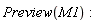 Preview(M1):