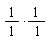 (1*1)*`*`*(1*1)