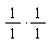 1*1*(1*1)