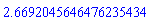 2.6692045646476235434