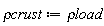 `&rho;crust` := `&rho;load`