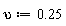 upsilon := .25
