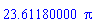 23.61180000*Pi