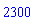 2300