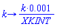 proc (k) options operator, arrow; k*0.1e-2/XKINT end proc