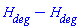`#msub(mi("H"),mi("deg"))`-H[deg]