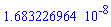 0.1683226964e-7