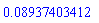 0.8937403412e-1
