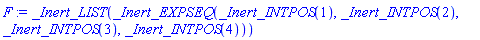 _Inert_LIST(_Inert_EXPSEQ(_Inert_INTPOS(1), _Inert_INTPOS(2), _Inert_INTPOS(3), _Inert_INTPOS(4)))
