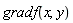 gradf(x, y)