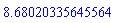 8.68020335645564
