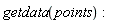 getdata(points)