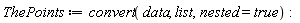 ThePoints := convert(data, list, nested = true)