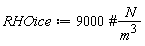 RHOice := 9000