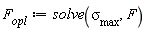 F[opl] := solve(sigma[max], F)