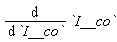 diff(I__co, I__co)