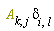 A[k, j]*Physics:-KroneckerDelta[i, l]