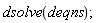 dsolve(deqns);