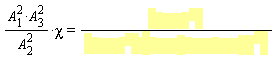 A[1]^2*A[3]^2*chi/A[2]^2 = (1+y^2)/((1+x^2)*(1+(y-x-kappa)^2))