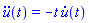 diff(diff(u(t), t), t) = -t*(diff(u(t), t))