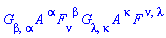 G[beta, alpha]*A[`~alpha`]*F[nu, `~beta`]*G[lambda, kappa]*A[`~kappa`]*F[`~nu`, `~lambda`]