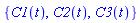 {C1(t), C2(t), C3(t)}