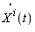 (diff(X(t), t))^i