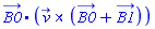 Physics:-Vectors:-`.`(B0_, Physics:-Vectors:-`&x`(v_, B0_+B1_))