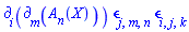 Physics:-d_[i](Physics:-d_[m](A[n](X), [X]), [X])*Physics:-LeviCivita[j, m, n]*Physics:-LeviCivita[i, j, k]