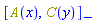 Physics:-Commutator(A(x), C(y))