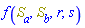f(S[a], S[b], r, s)