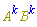 Physics:-`*`(Physics:-`^`(A, k), Physics:-`^`(B, k))
