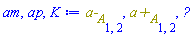 `a-`[A[1, 2]], `a+`[A[1, 2]], Physics:-Ket(A, m, n)