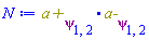 Physics:-`.`(`a+`[psi[1, 2]], `a-`[psi[1, 2]])