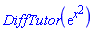 DiffTutor(exp(x^2))